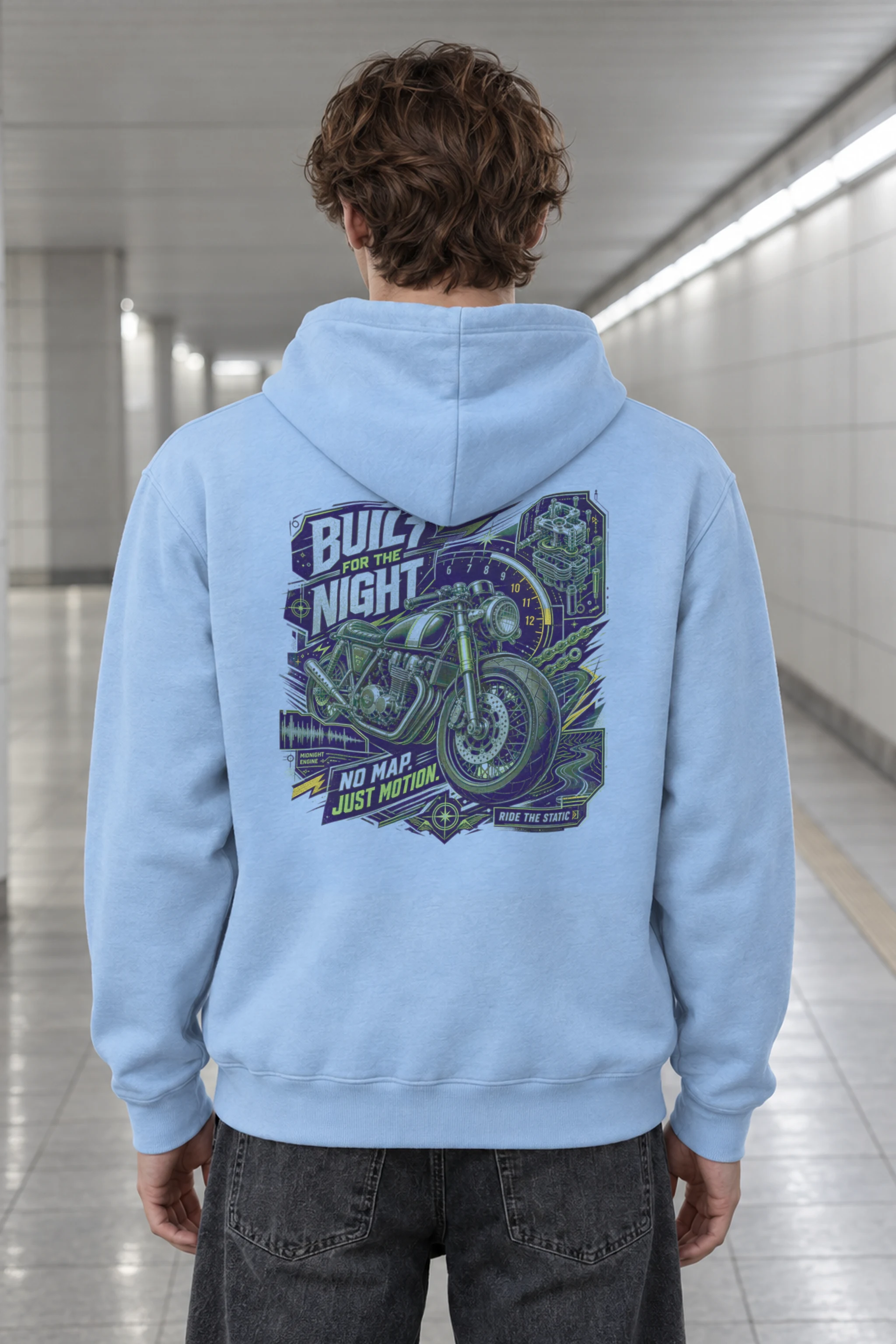 "Midnight Engine" Heavy Blend Unisex Pullover Hoodie