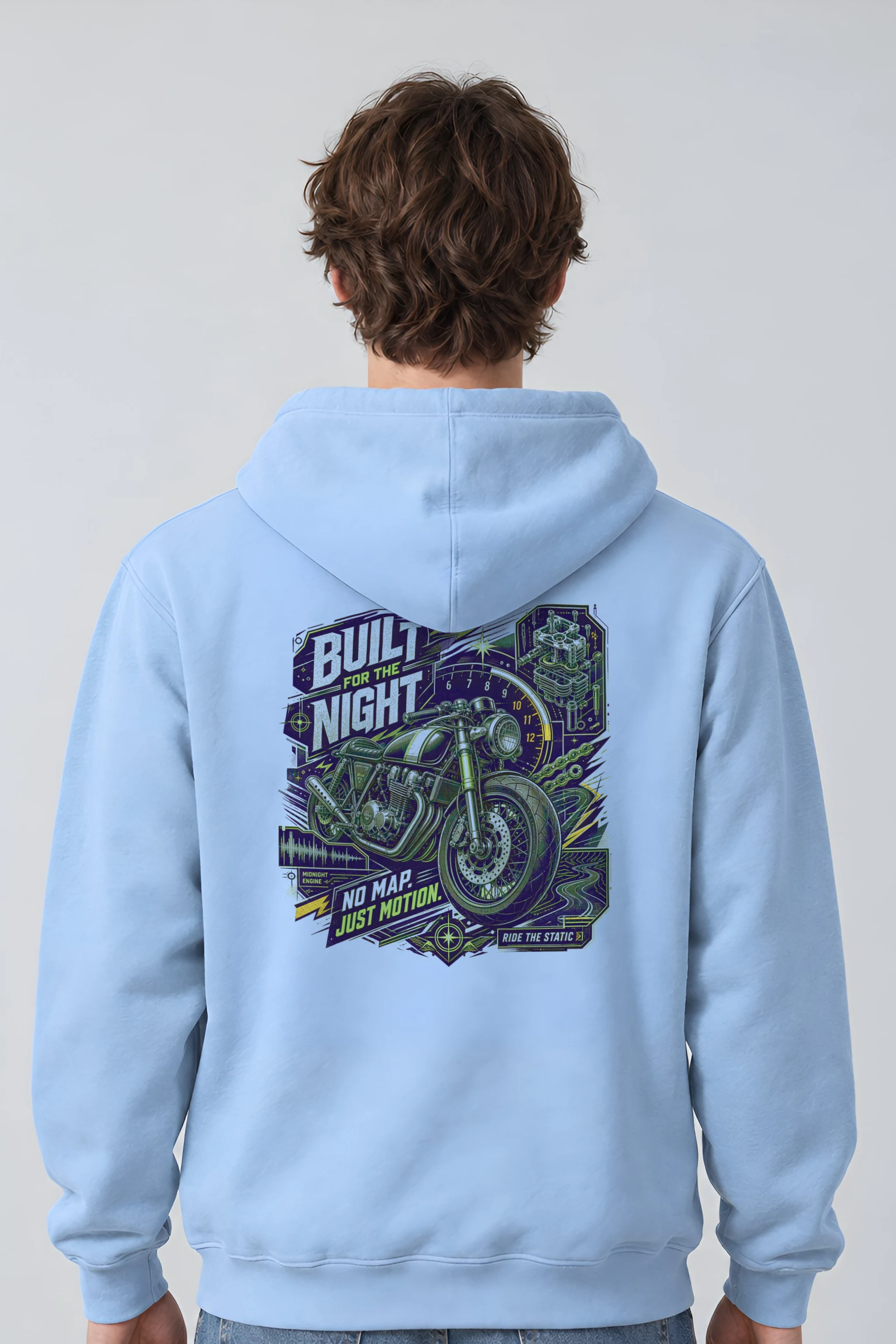 "Midnight Engine" 1 Pullover Hoodie
