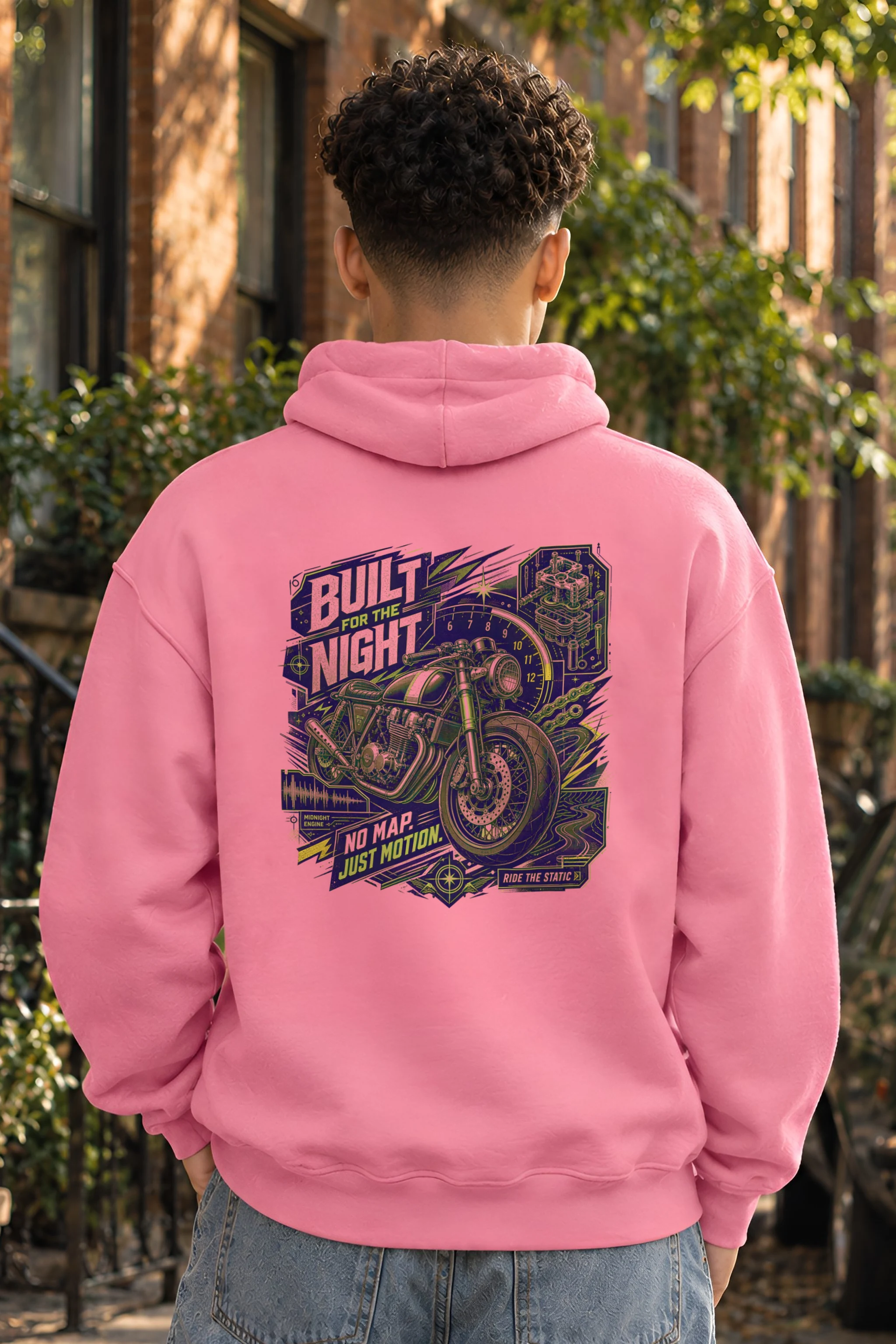 "Midnight Engine" 1 Pullover Hoodie