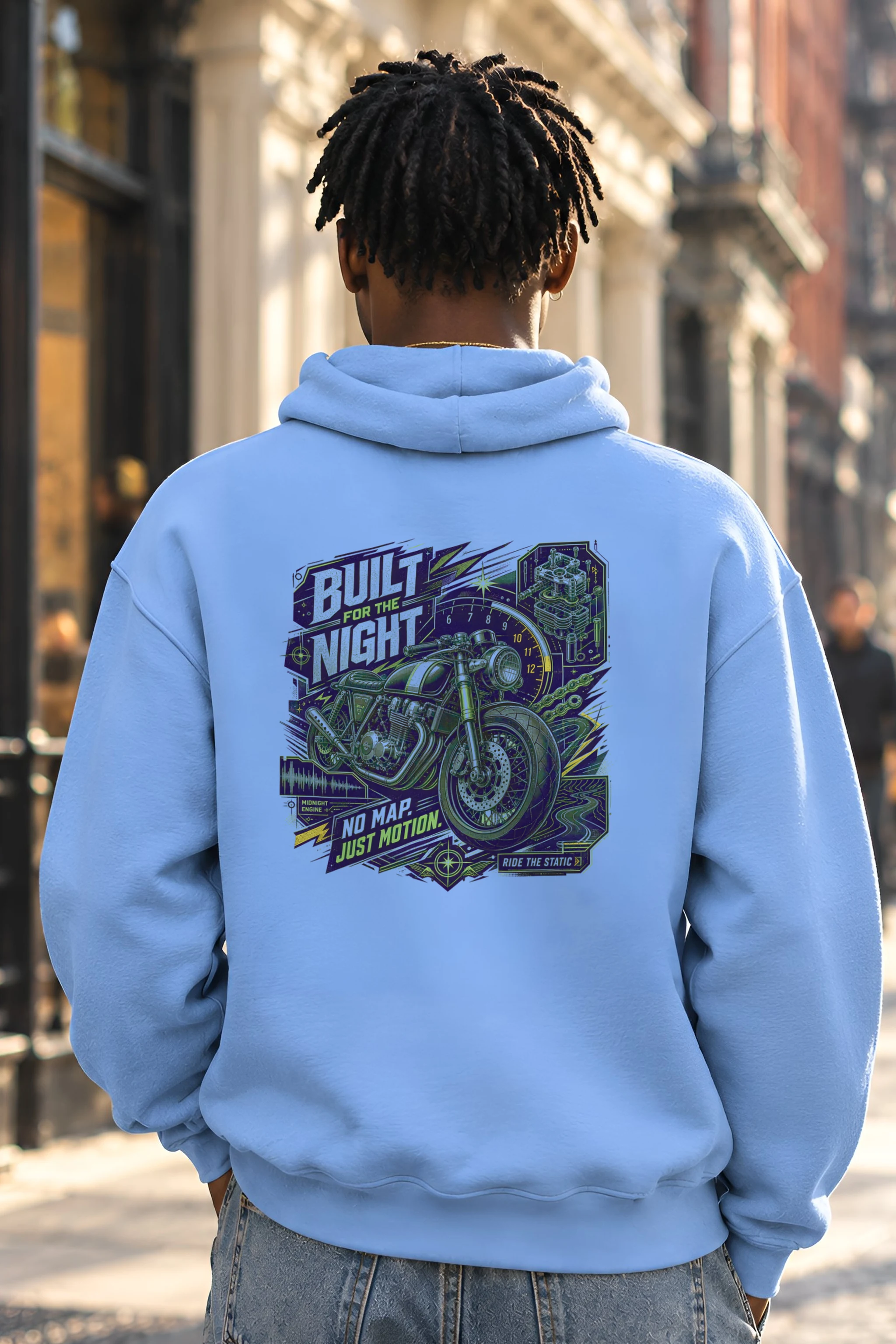 "Midnight Engine" 1 Pullover Hoodie