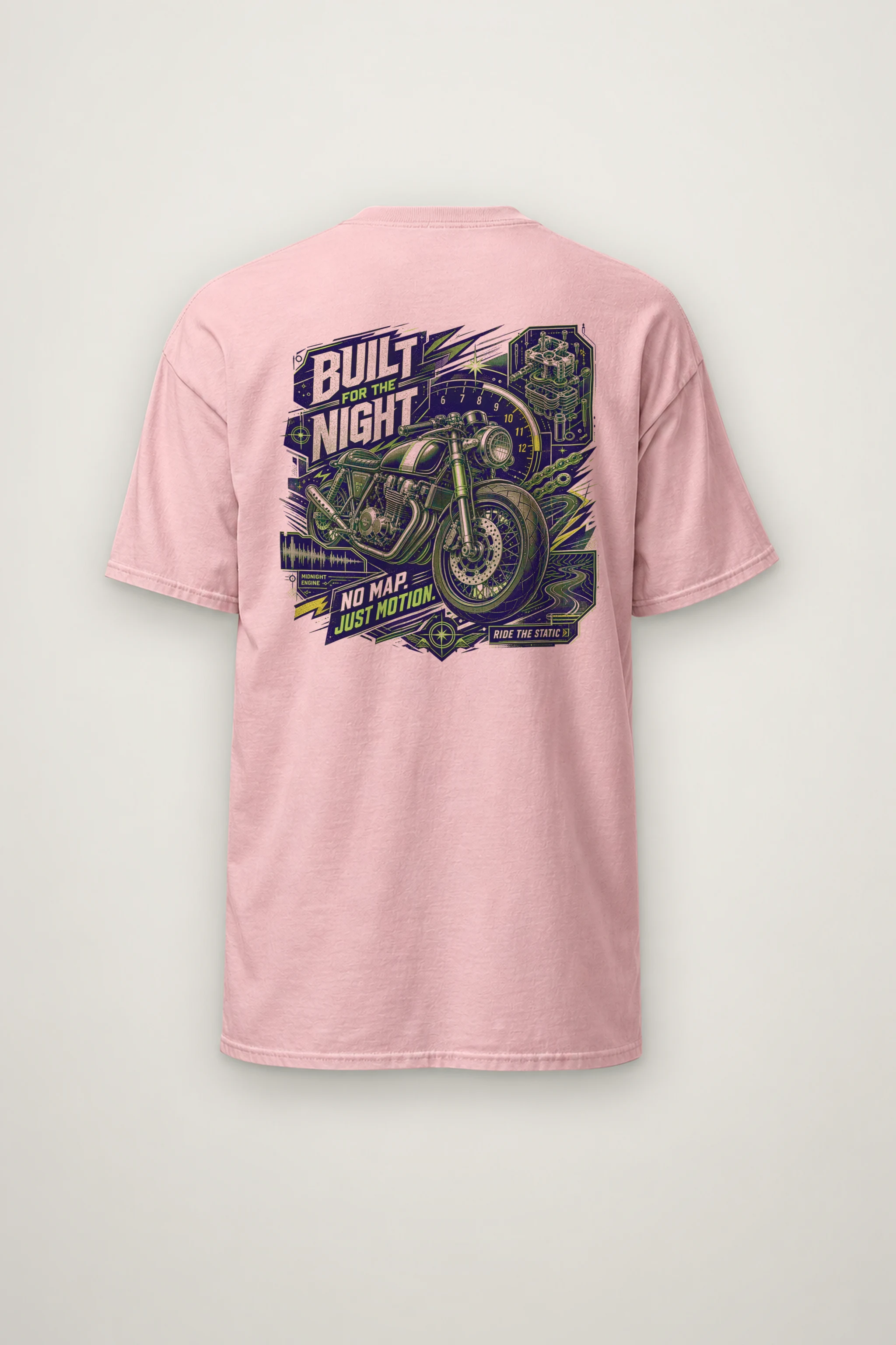 "Midnight Engine" Heavyweight Unisex Crewneck T-shirt