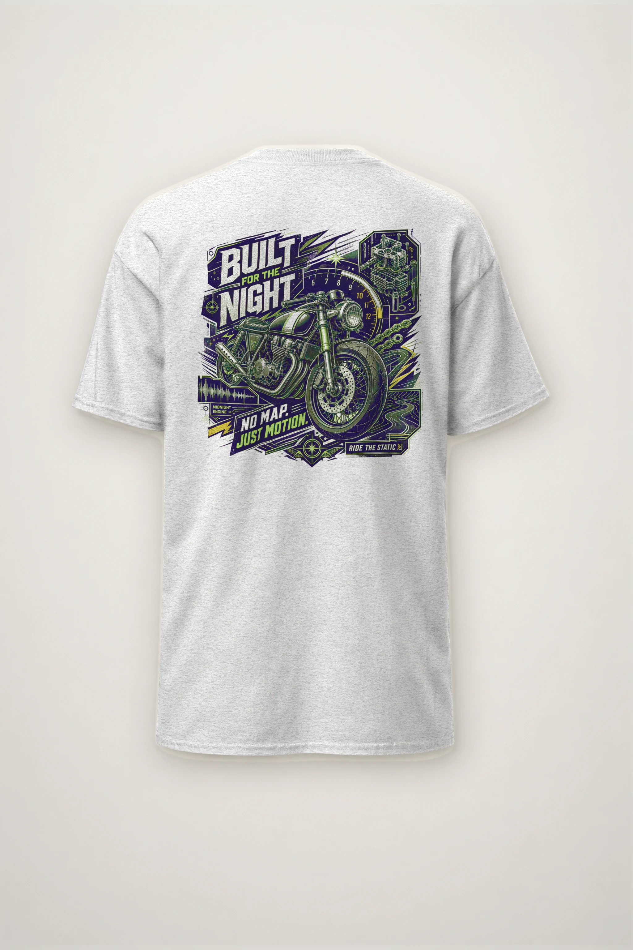 "Midnight Engine" Heavyweight Unisex Crewneck T-shirt