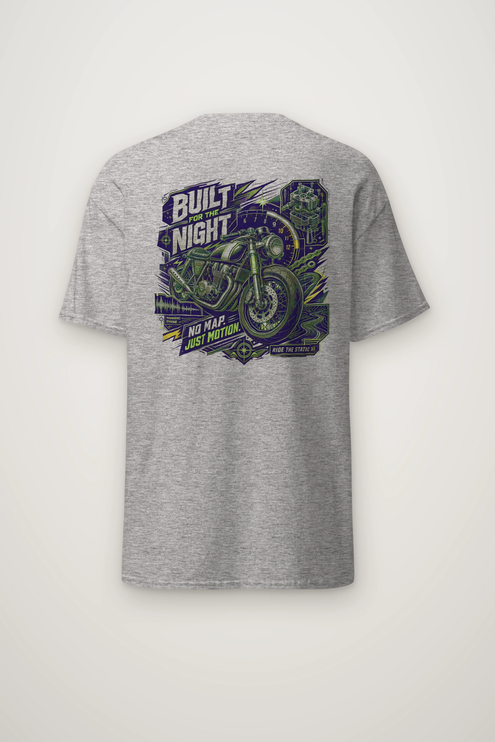 "Midnight Engine" Heavyweight Unisex Crewneck T-shirt