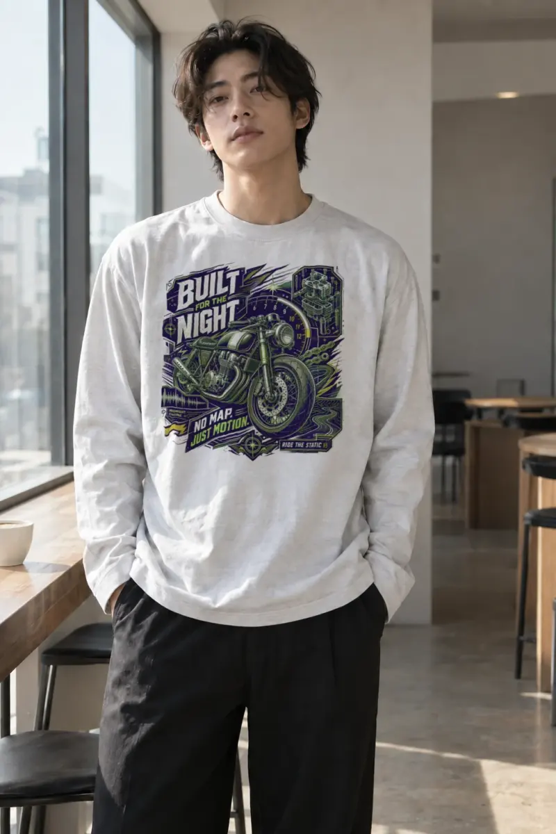 "Midnight Engine" Unisex Longsleeve T-shirt | Gildan 2400