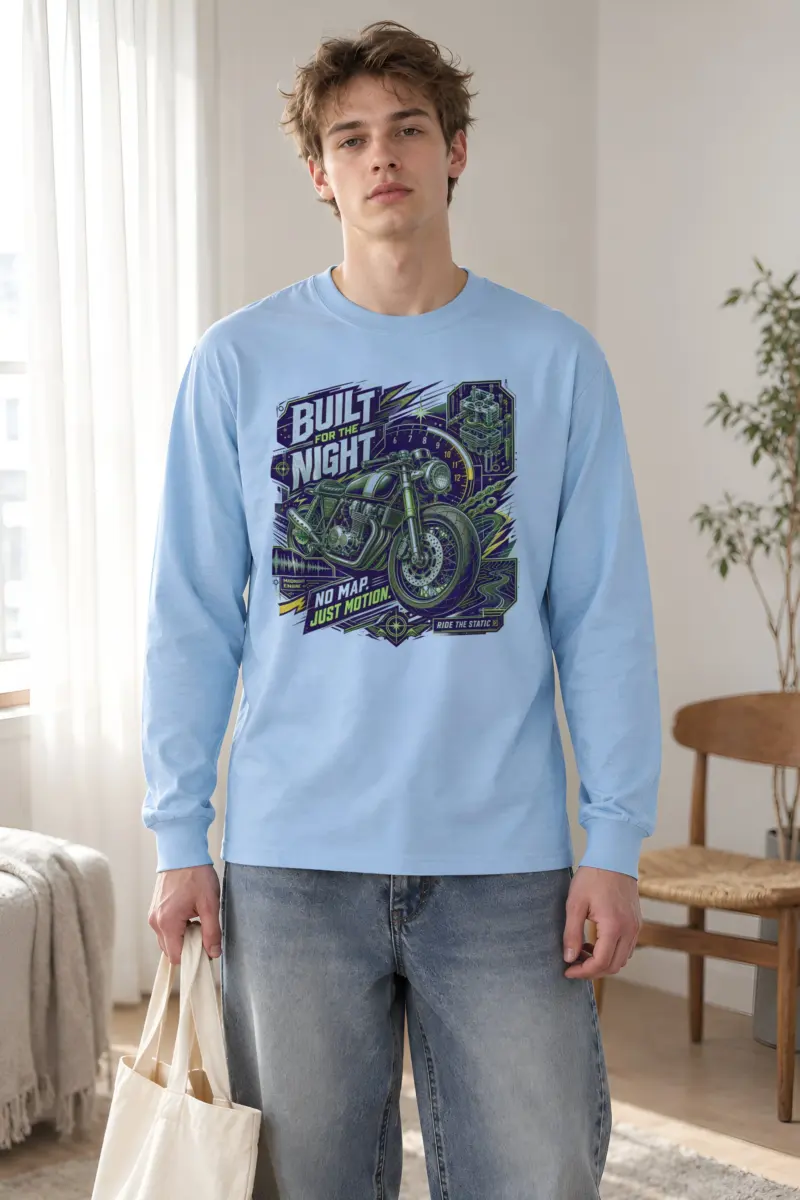"Midnight Engine" Unisex Longsleeve T-shirt