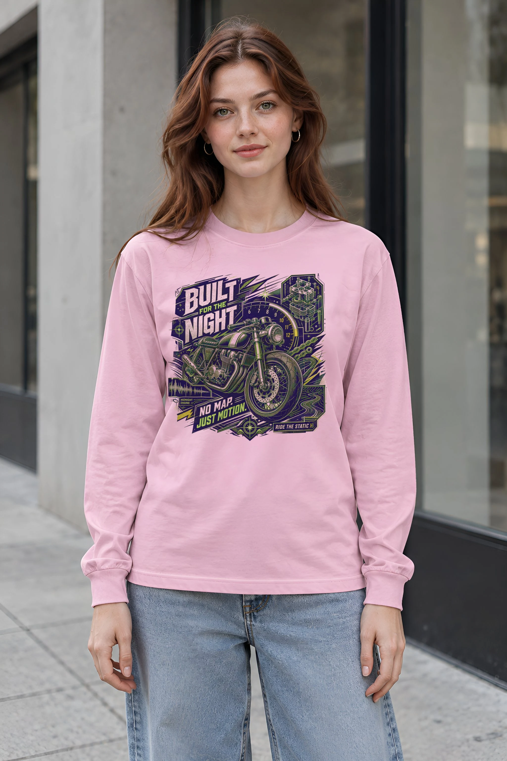 "Midnight Engine" Unisex Longsleeve T-shirt