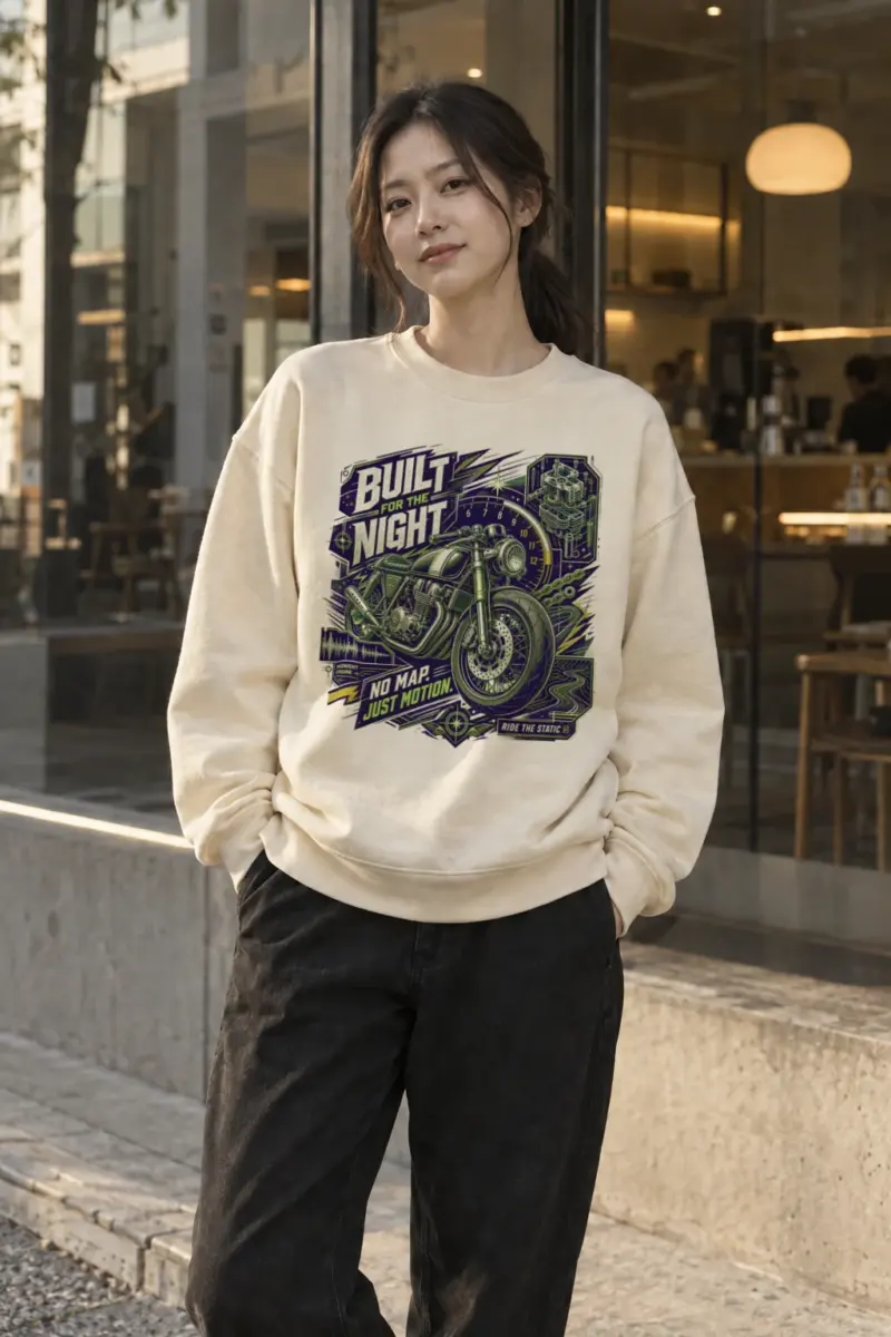 “Midnight Engine” Unisex Sponge Fleece Crewneck Sweatshirt | Bella + Canvas 3901