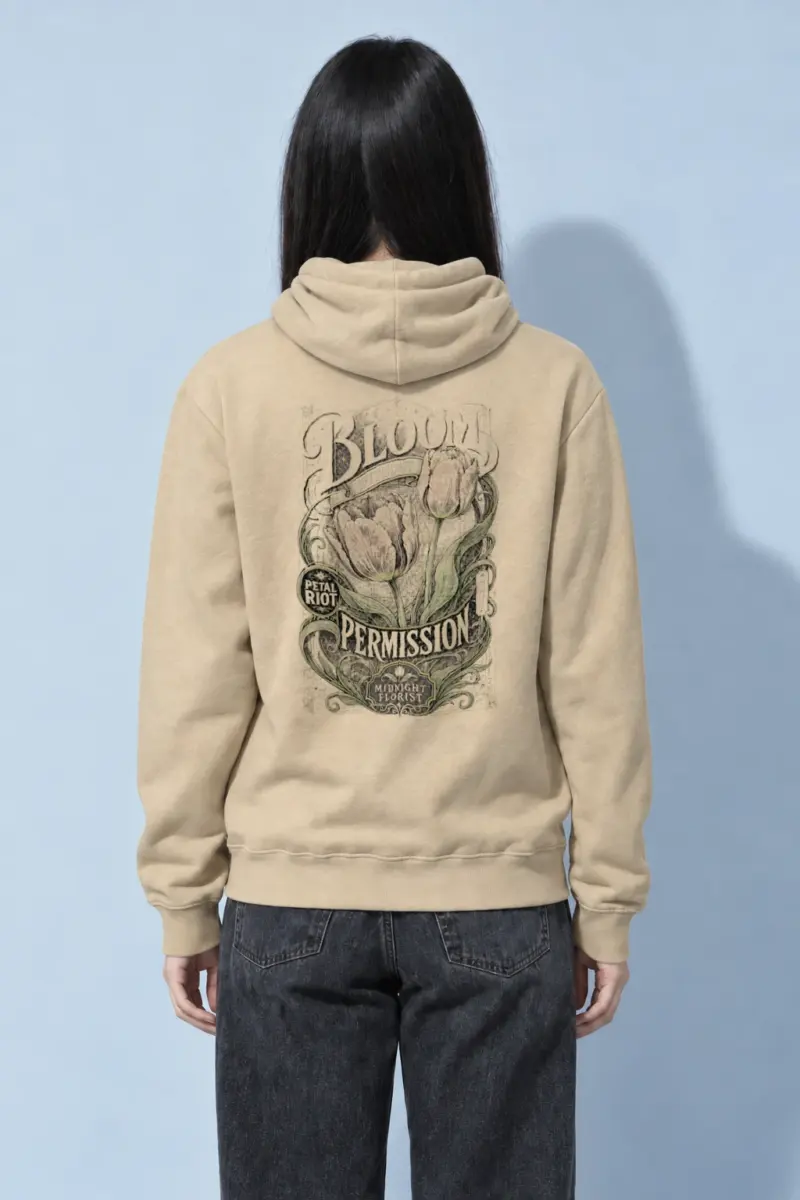 "Midnight Florist" Heavy Blend Unisex Pullover Hoodie