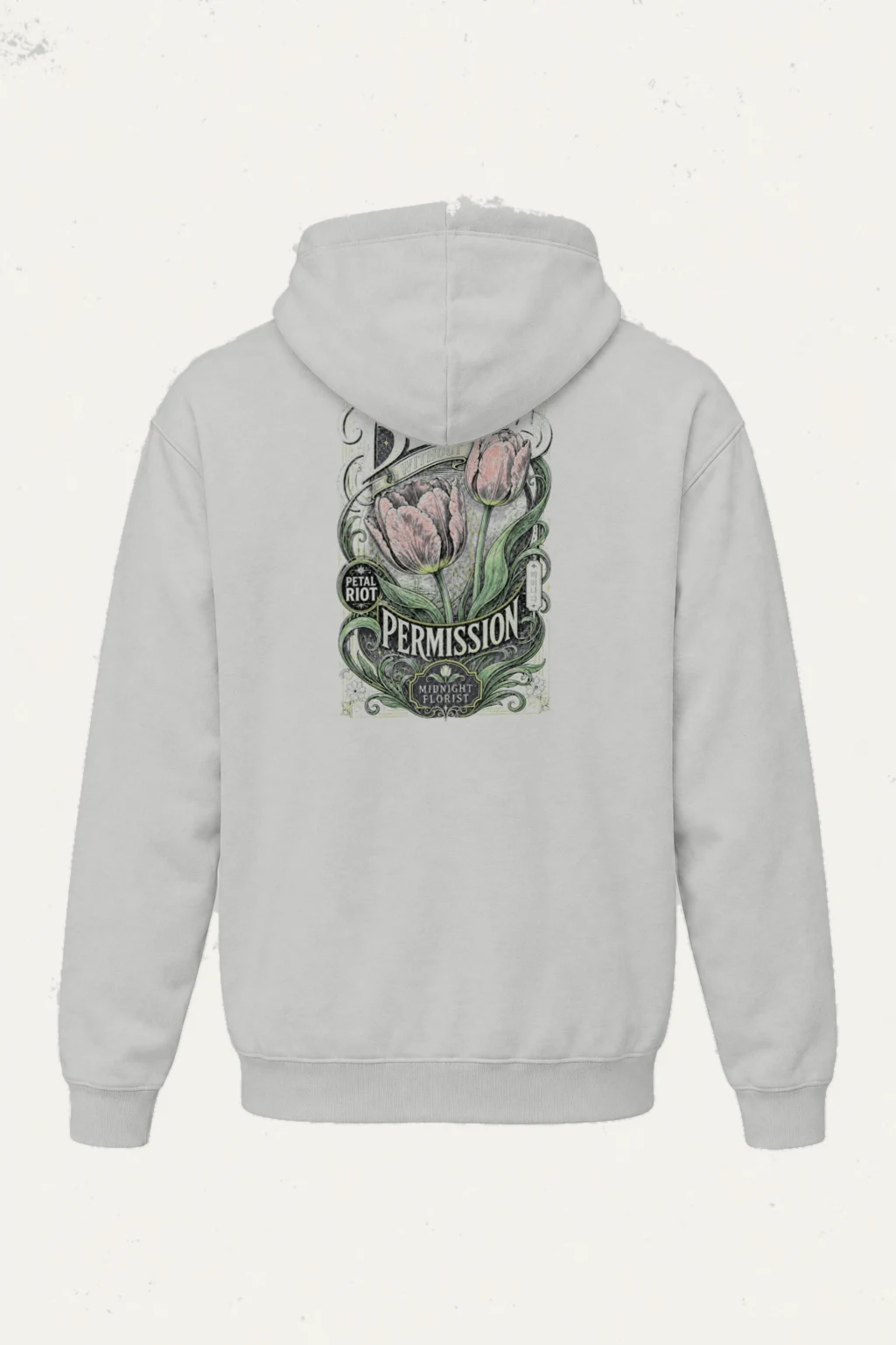 "Midnight Florist" Heavy Blend Unisex Pullover Hoodie | Gildan 18500
