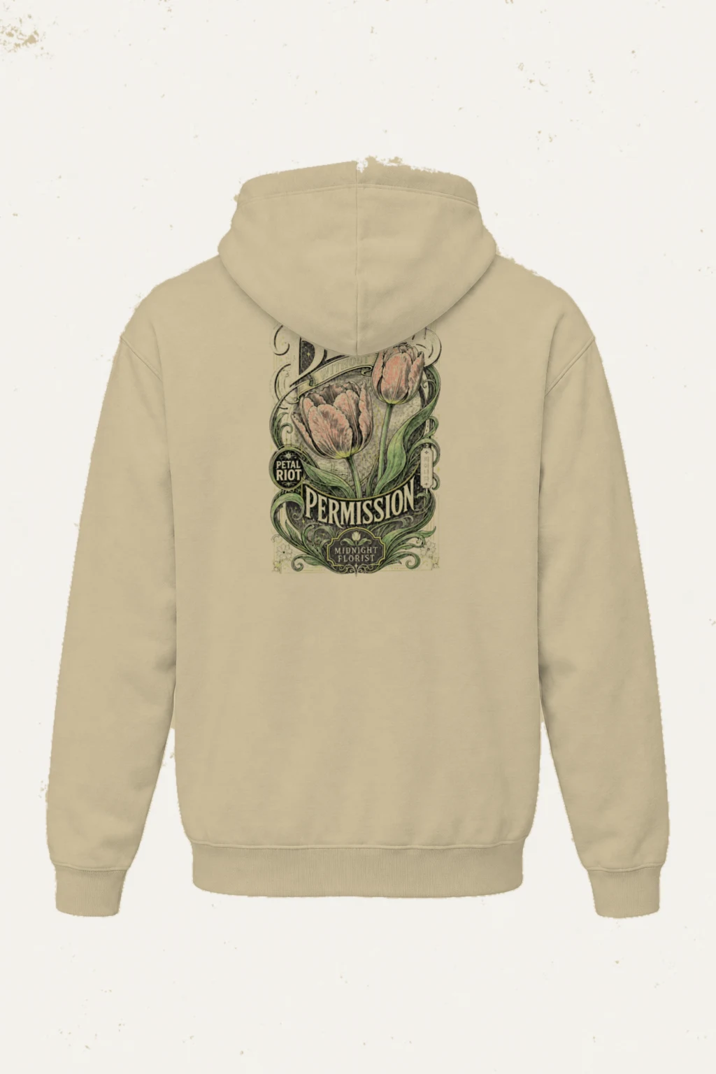 "Midnight Florist" Heavy Blend Unisex Pullover Hoodie | Gildan 18500