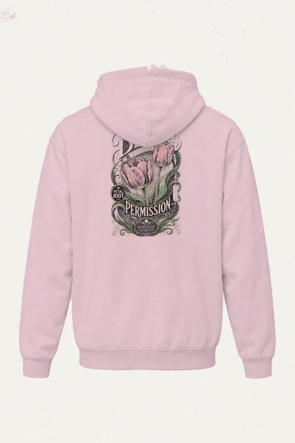 "Midnight Florist" Heavy Blend Unisex Pullover Hoodie | Gildan 18500