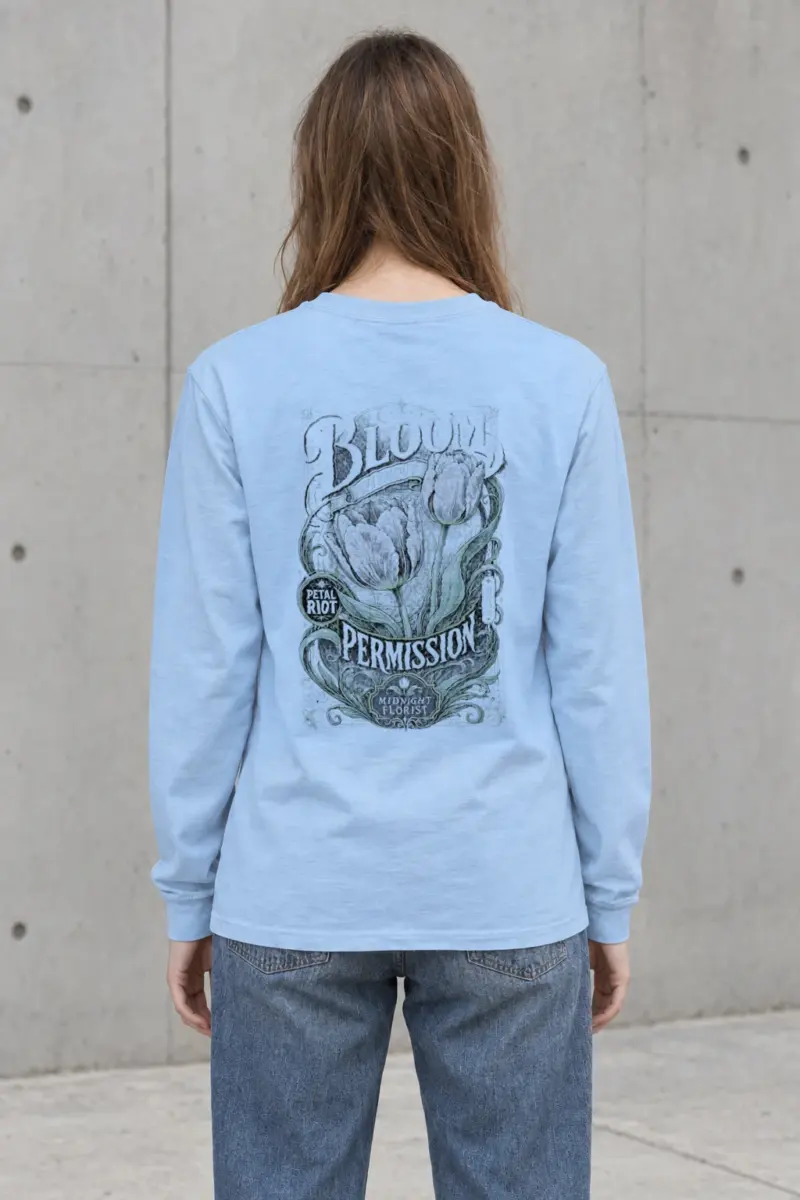 "Midnight Florist" Unisex Longsleeve T-shirt