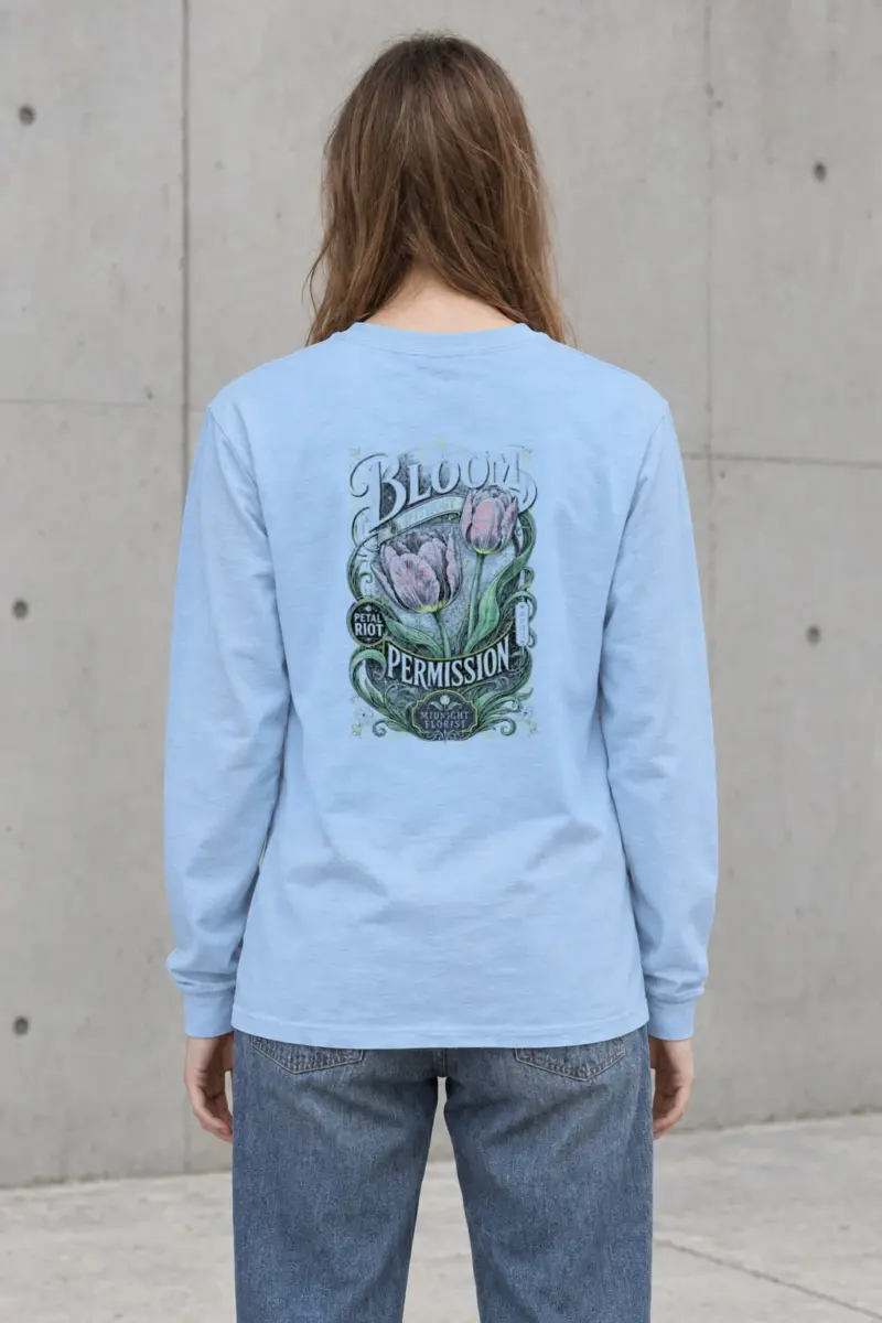 "Midnight Florist" Unisex Longsleeve T-shirt
