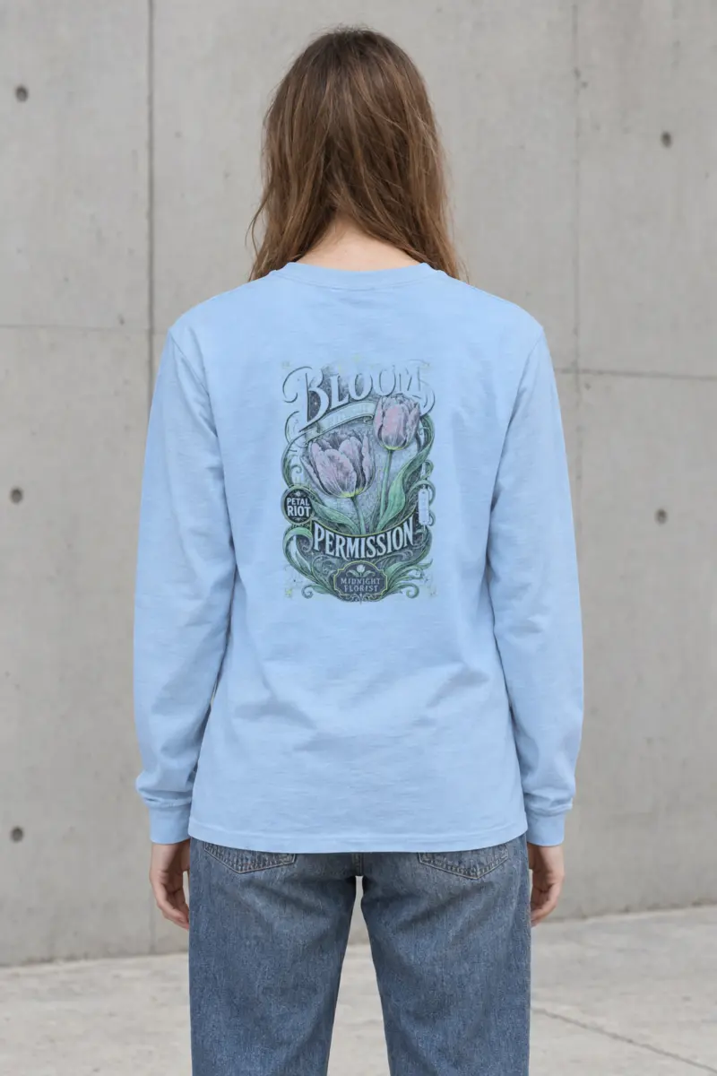 "Midnight Florist" Unisex Longsleeve T-shirt