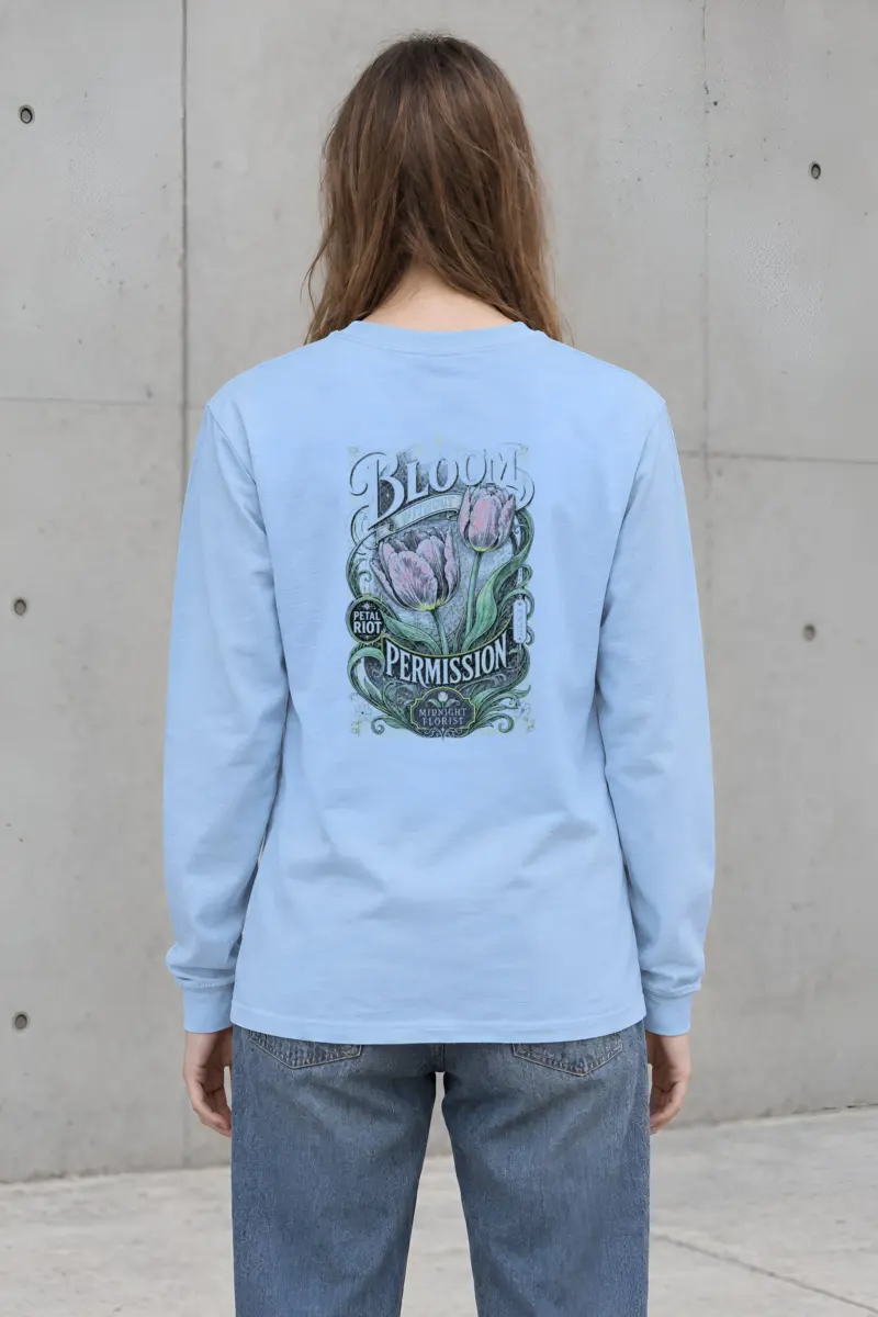 "Midnight Florist" Unisex Longsleeve T-shirt