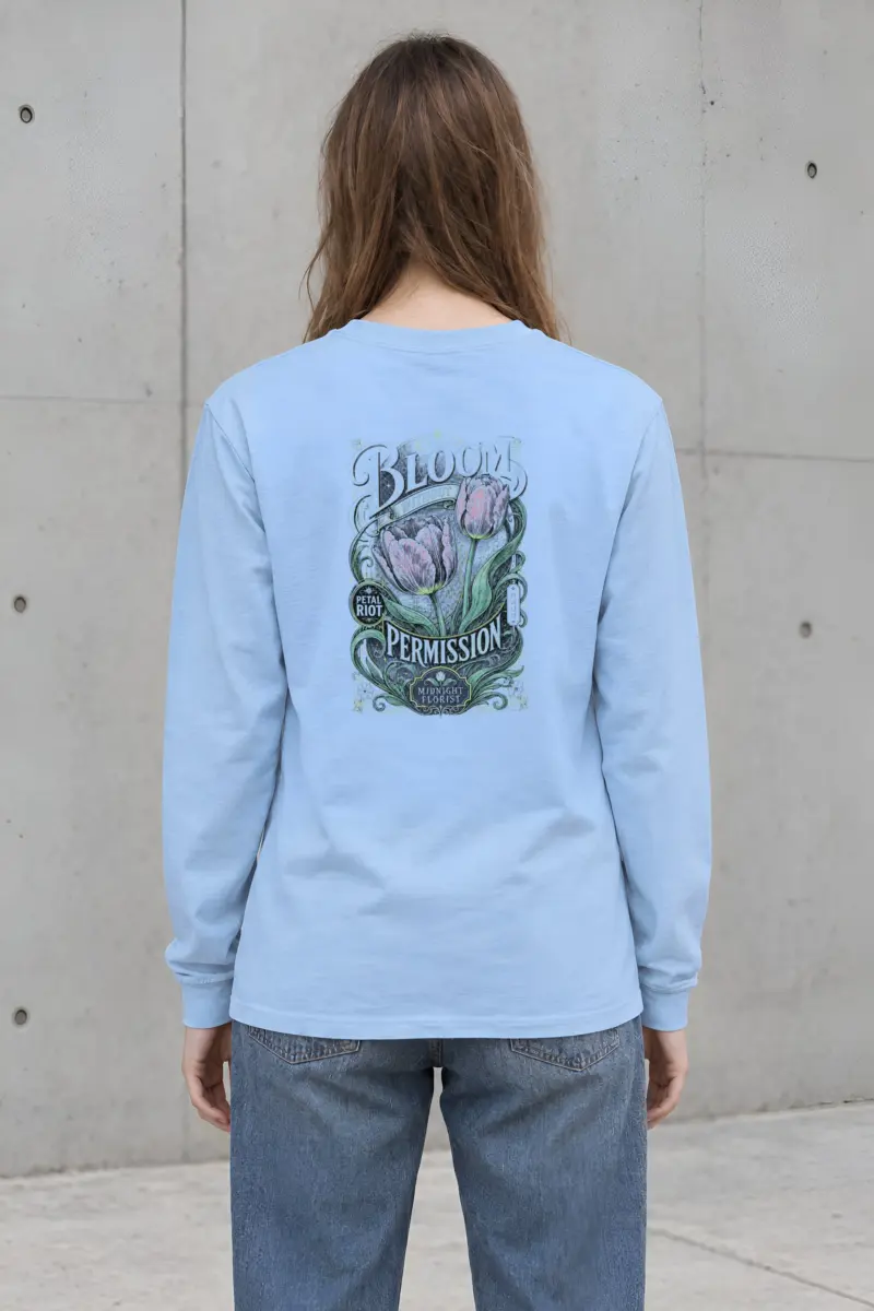 "Midnight Florist" Unisex Longsleeve T-shirt