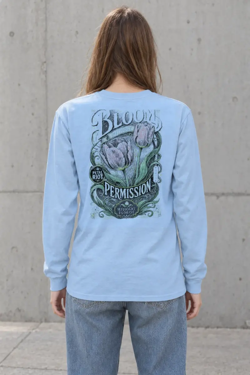 "Midnight Florist" Unisex Longsleeve T-shirt