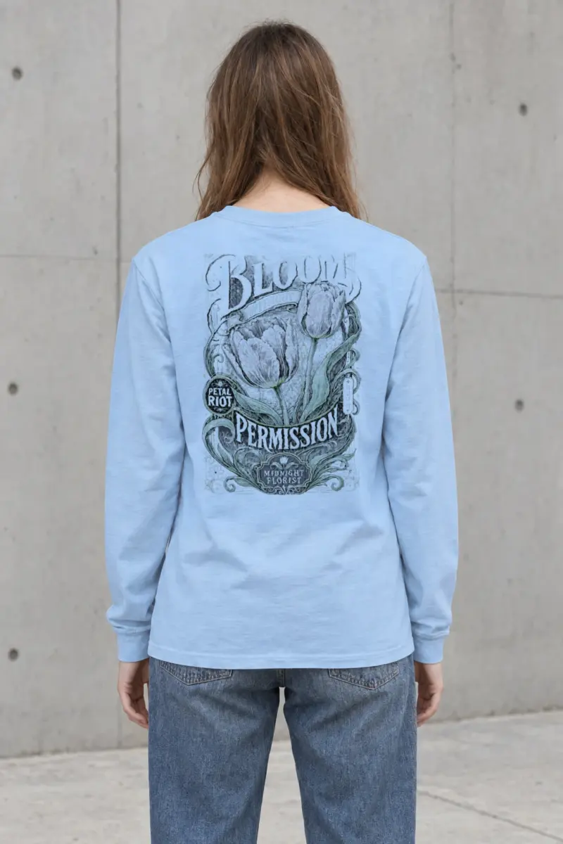 "Midnight Florist" Unisex Longsleeve T-shirt