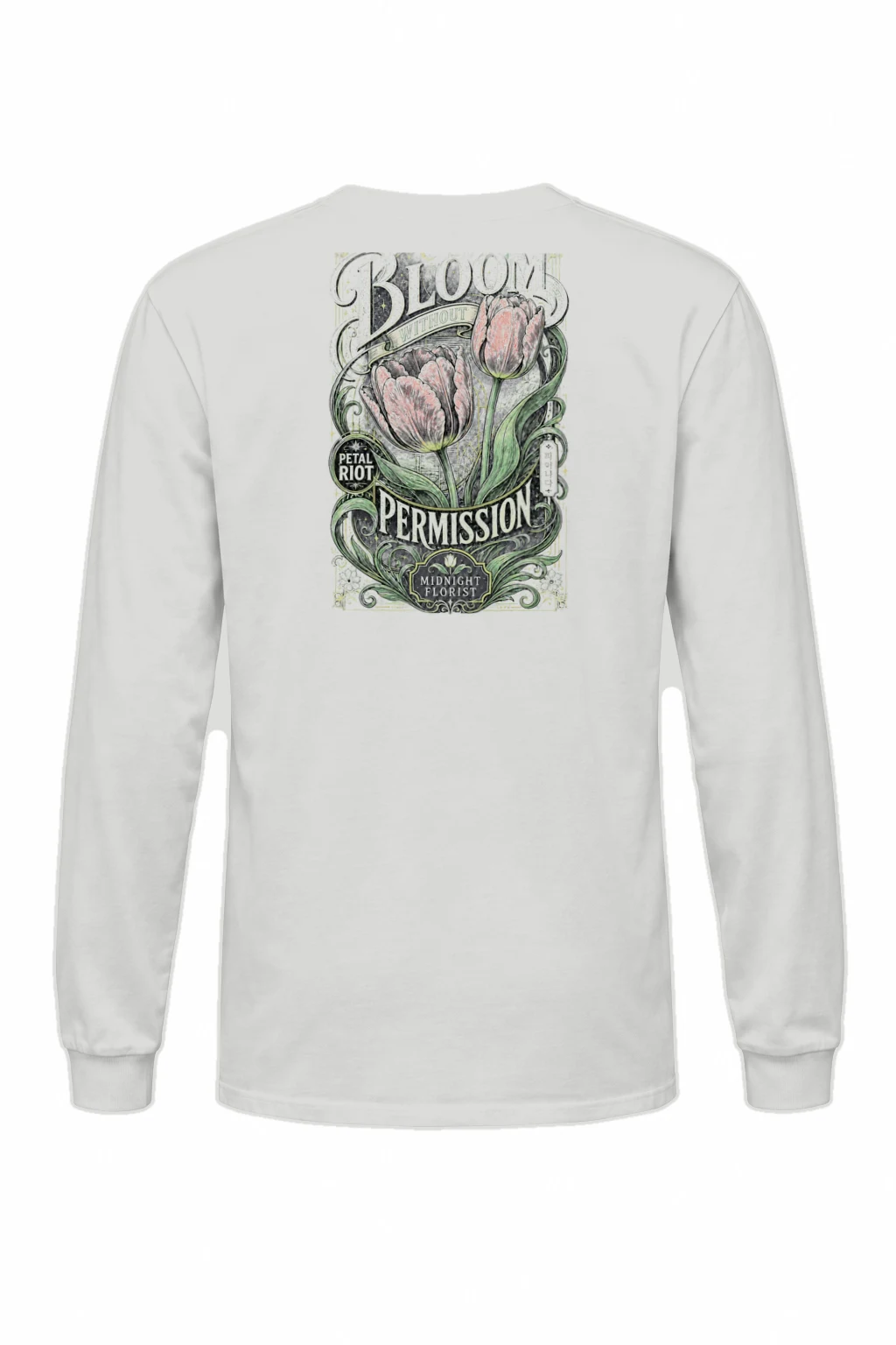 "Midnight Florist" Unisex Longsleeve T-shirt | Gildan 2400