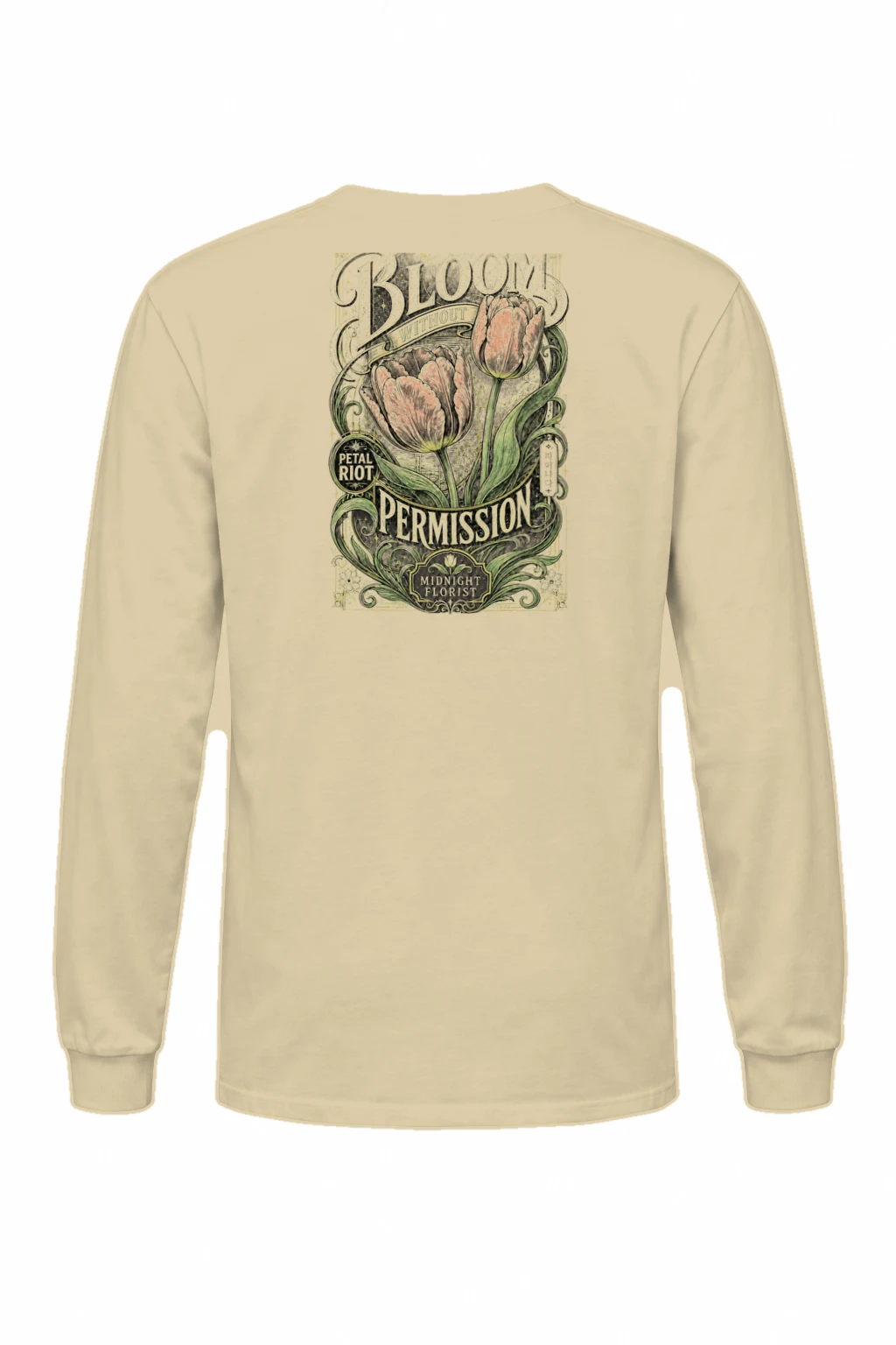 "Midnight Florist" Unisex Longsleeve T-shirt | Gildan 2400