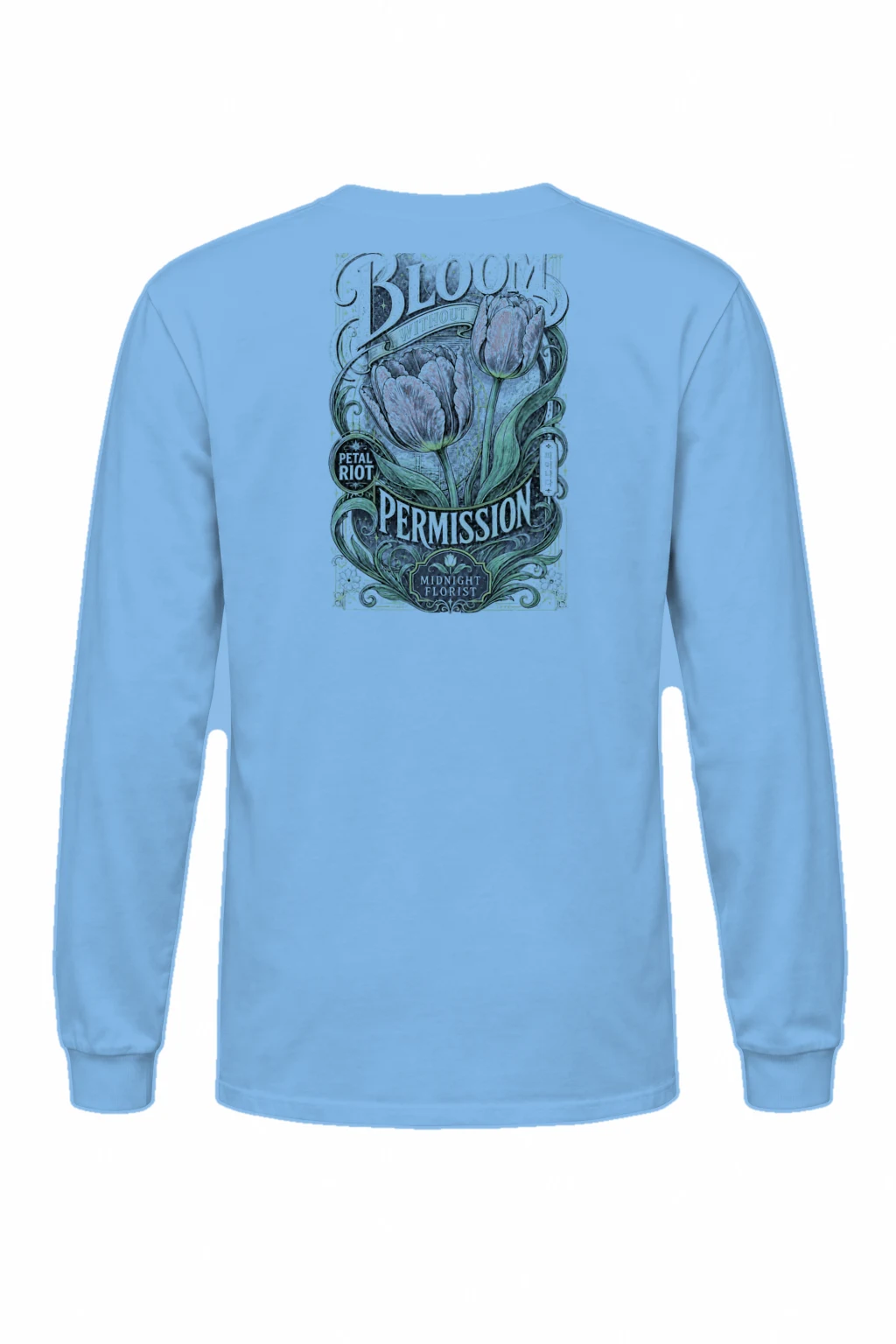 "Midnight Florist" Unisex Longsleeve T-shirt | Gildan 2400