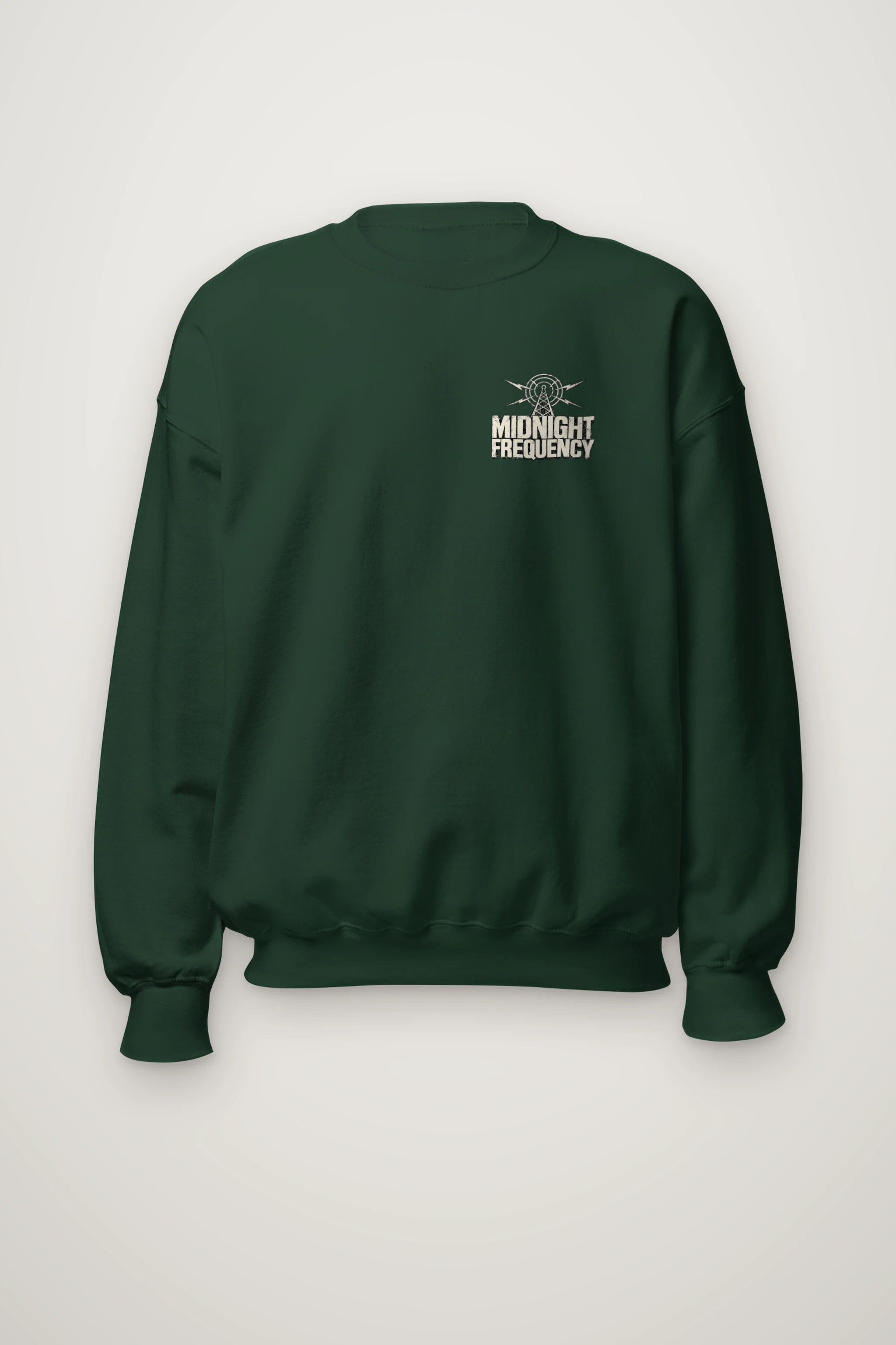 "Midnight Frequency" Heavy Blend Unisex Crewneck Sweatshirt