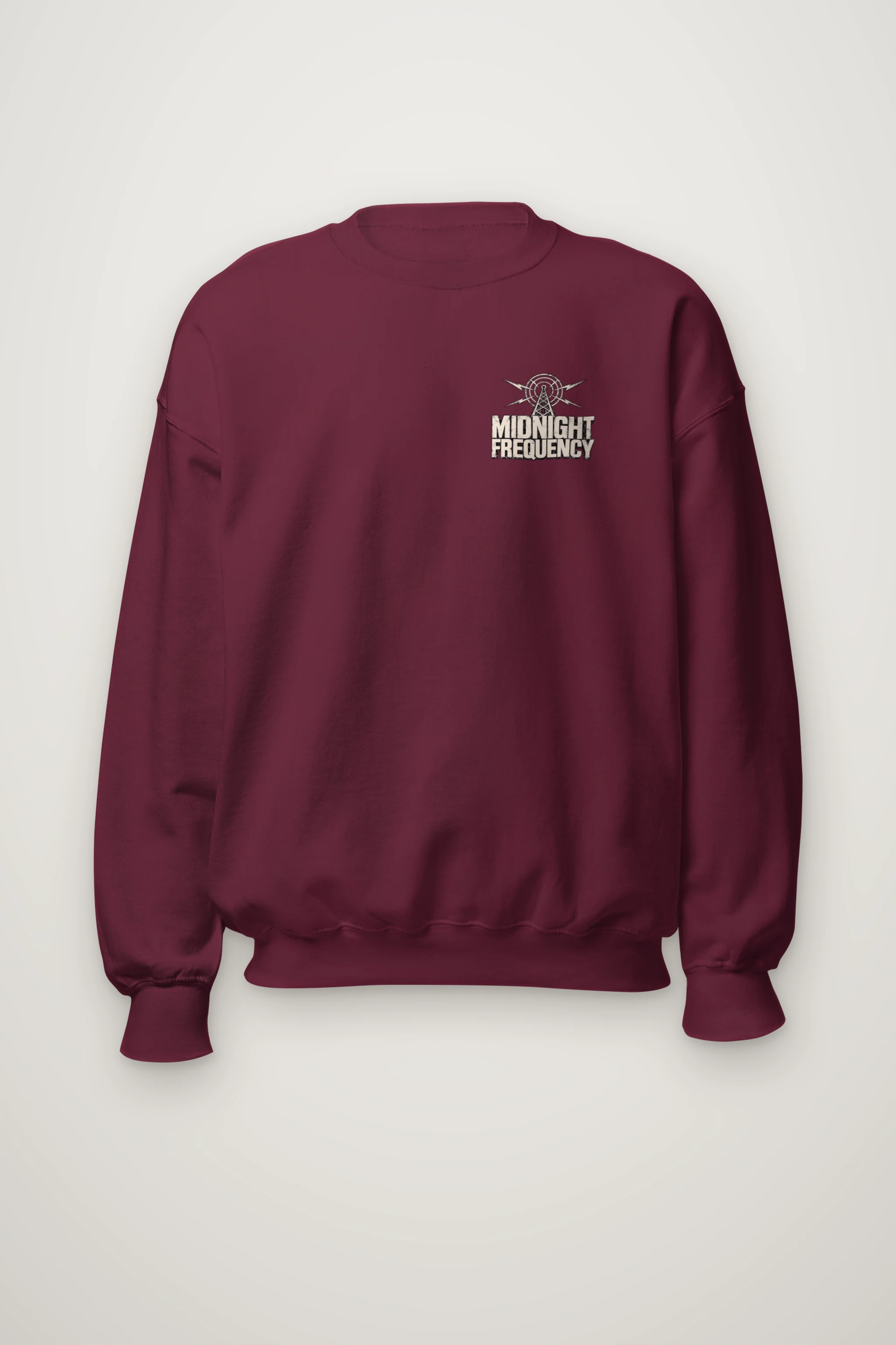 "Midnight Frequency" Heavy Blend Unisex Crewneck Sweatshirt