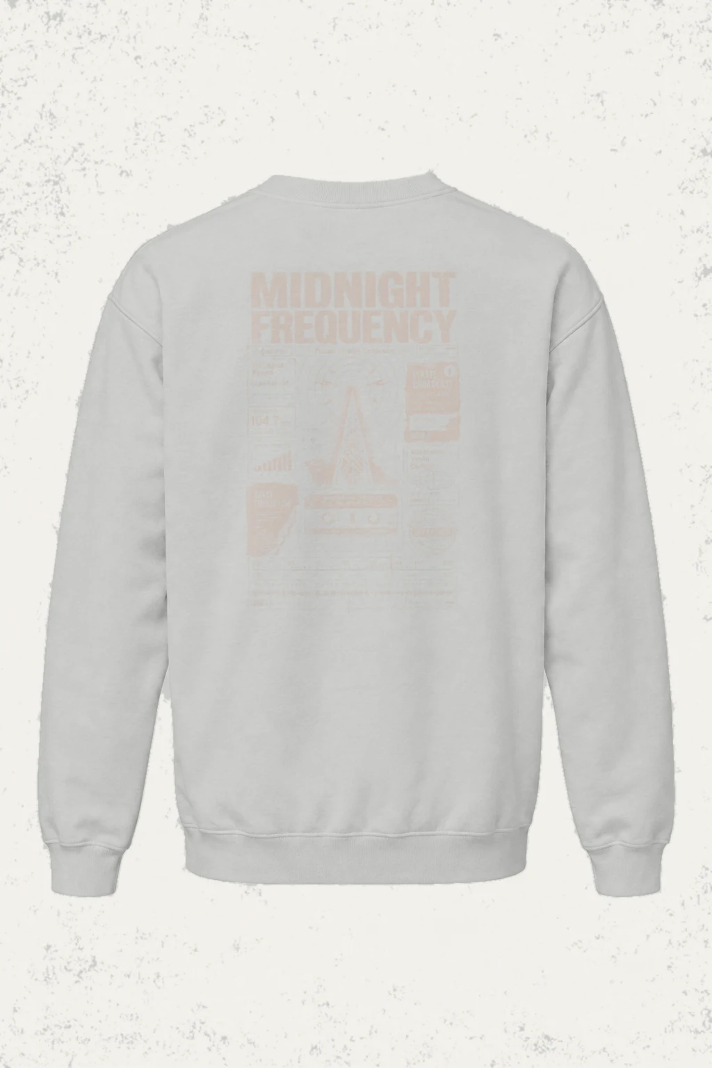"Midnight Frequency" Heavy Blend Unisex Crewneck Sweatshirt | Gildan 18000