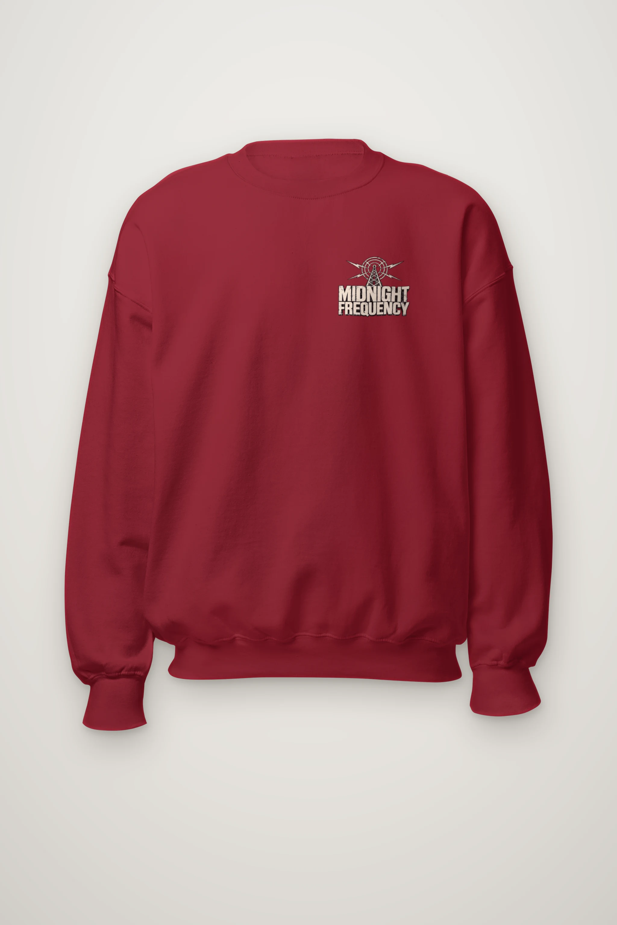 "Midnight Frequency" Heavy Blend Unisex Crewneck Sweatshirt