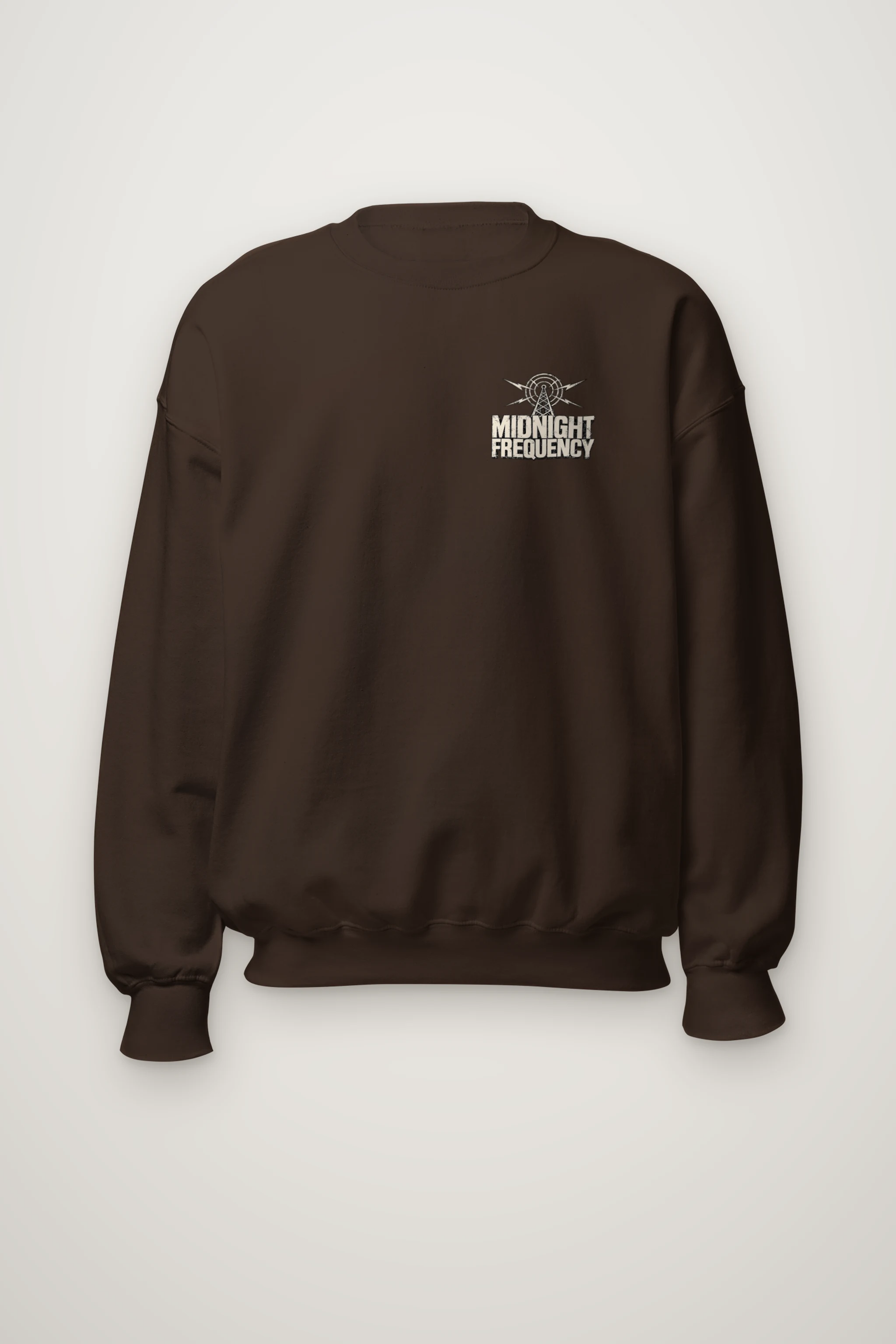 "Midnight Frequency" Heavy Blend Unisex Crewneck Sweatshirt