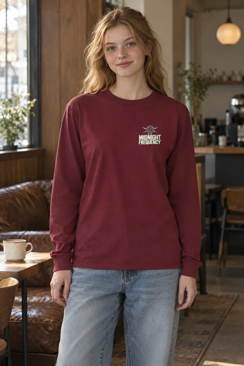 "Midnight Frequency" Unisex Longsleeve T-shirt
