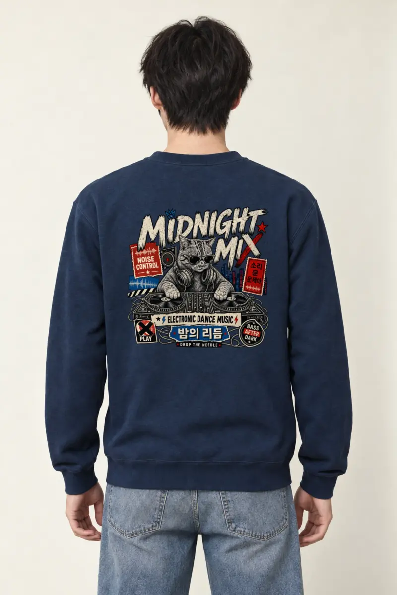 "Midnight Mix" Heavy Blend Unisex Crewneck Sweatshirt