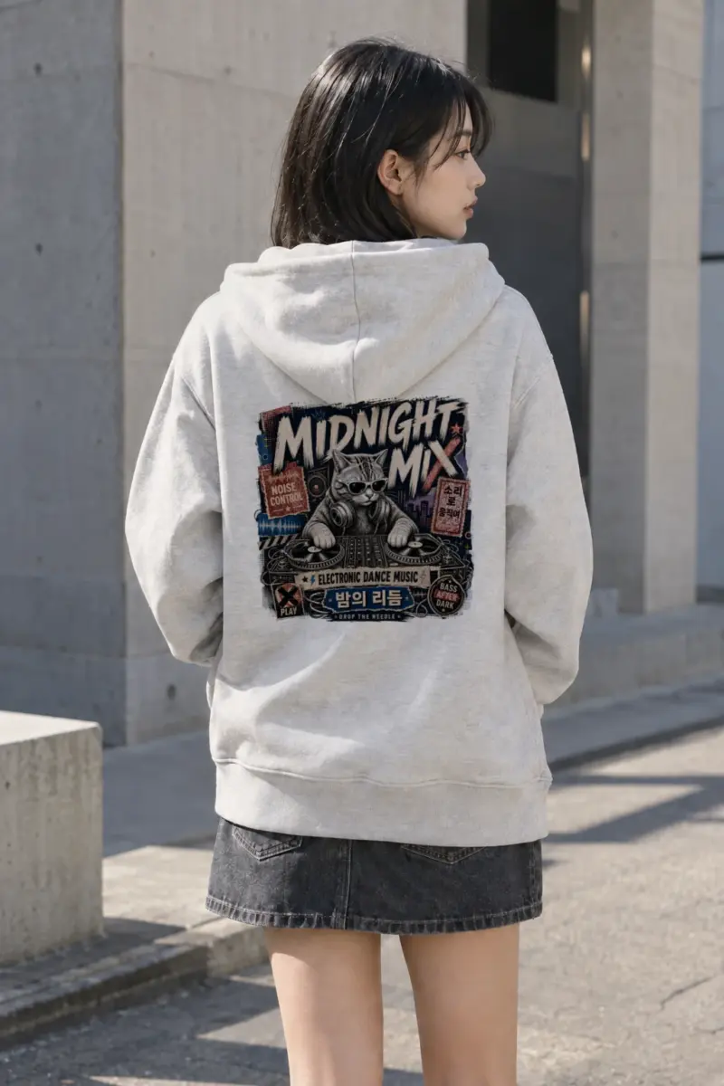"Midnight Mix" Heavy Blend Unisex Pullover Hoodie | Gildan 18500