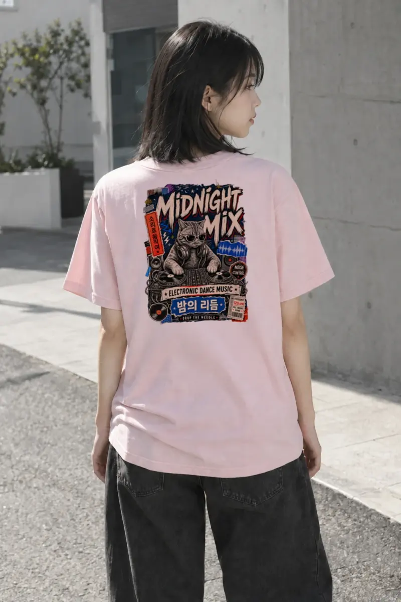 "Midnight Mix" Heavyweight Unisex Crewneck T-shirt | Gildan 5000