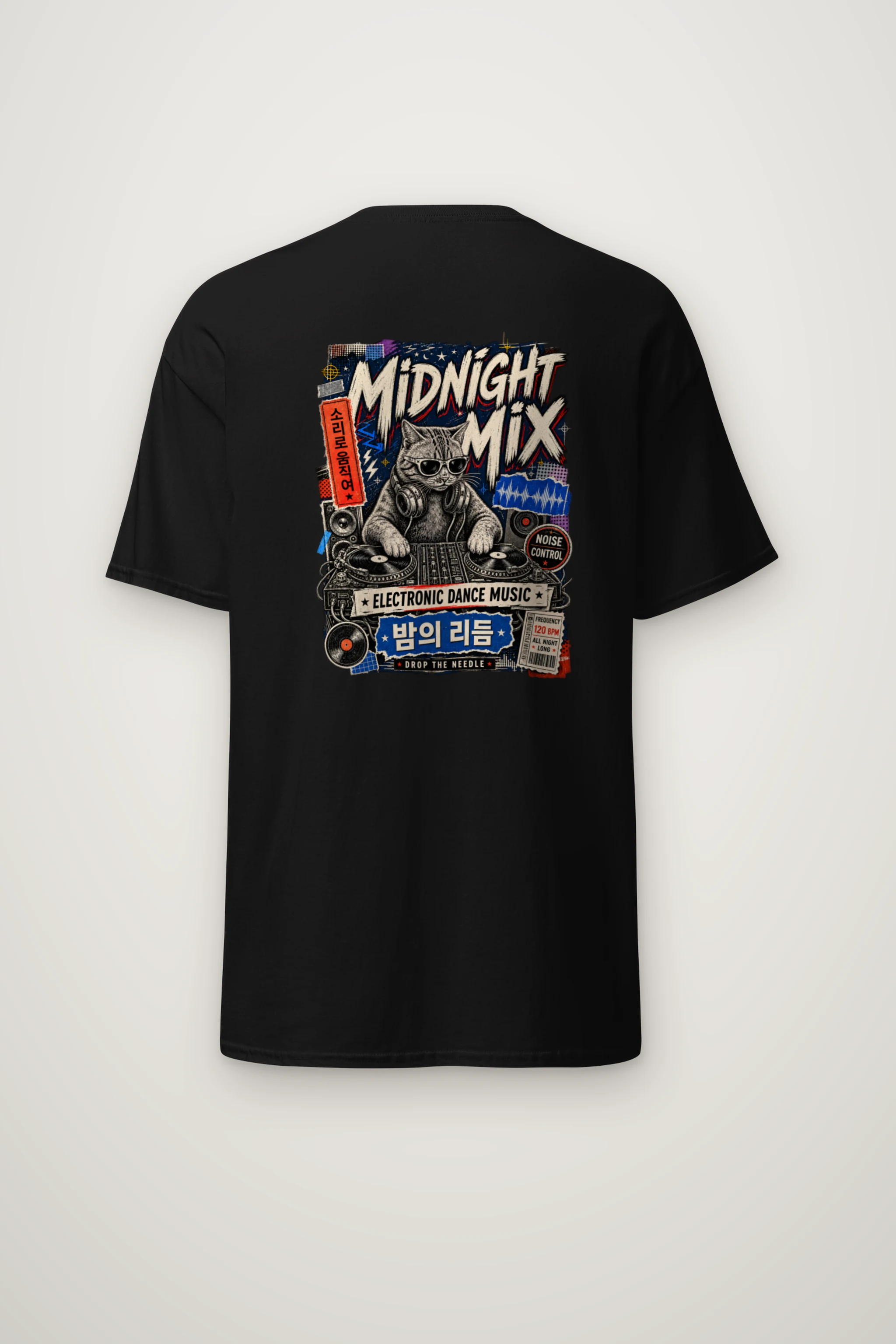"Midnight Mix" Heavyweight Unisex Crewneck T-shirt