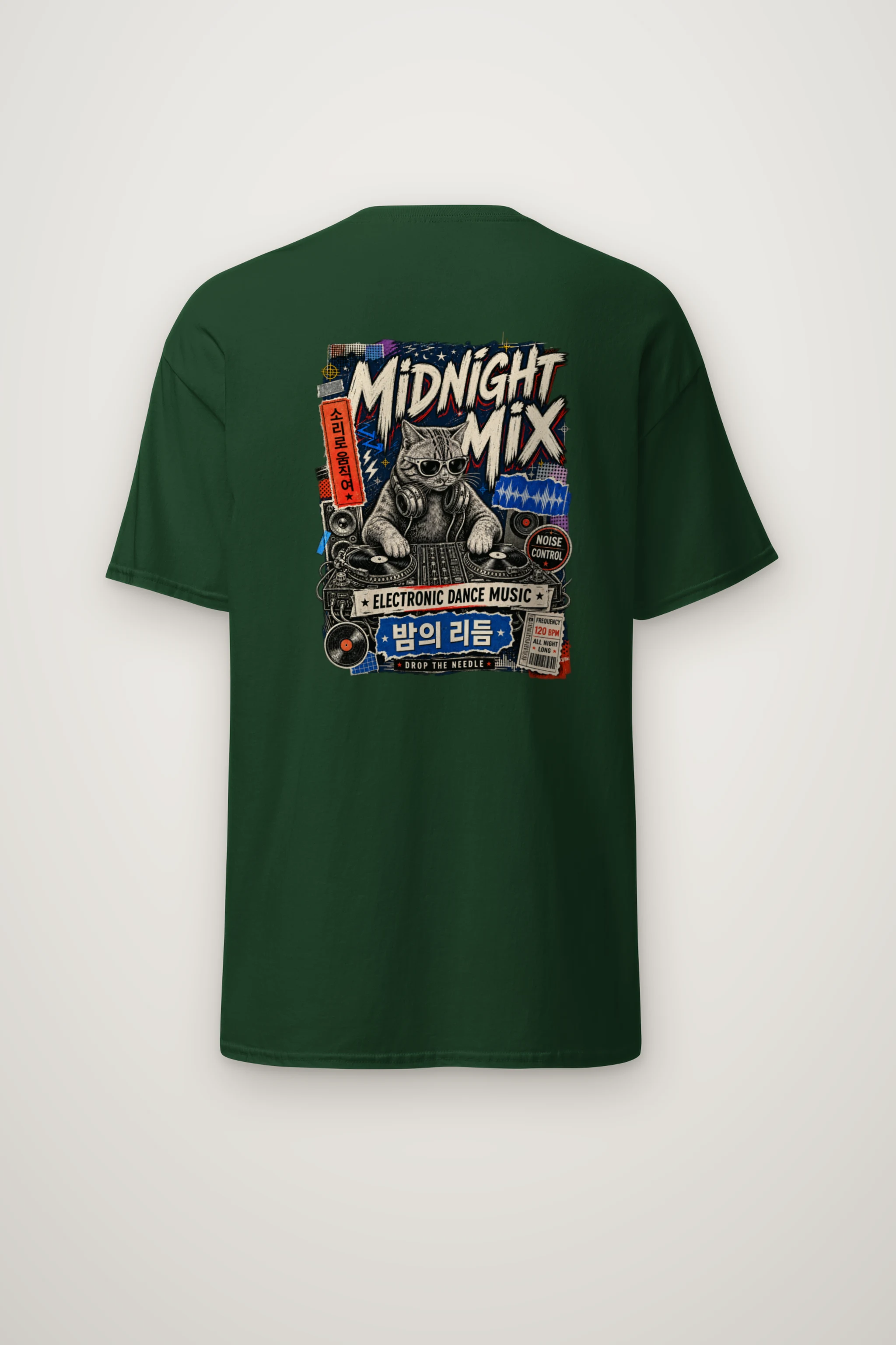 "Midnight Mix" Heavyweight Unisex Crewneck T-shirt