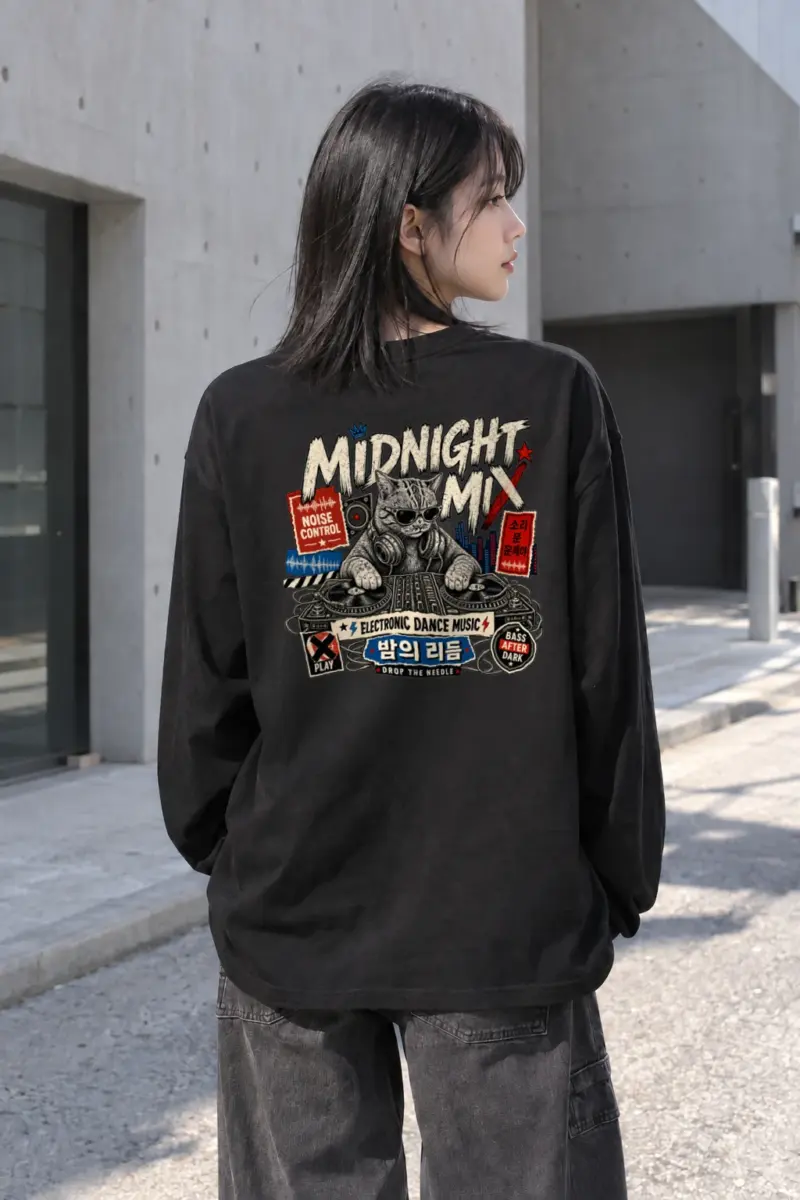 "Midnight Mix" Unisex Longsleeve T-shirt | Gildan 2400