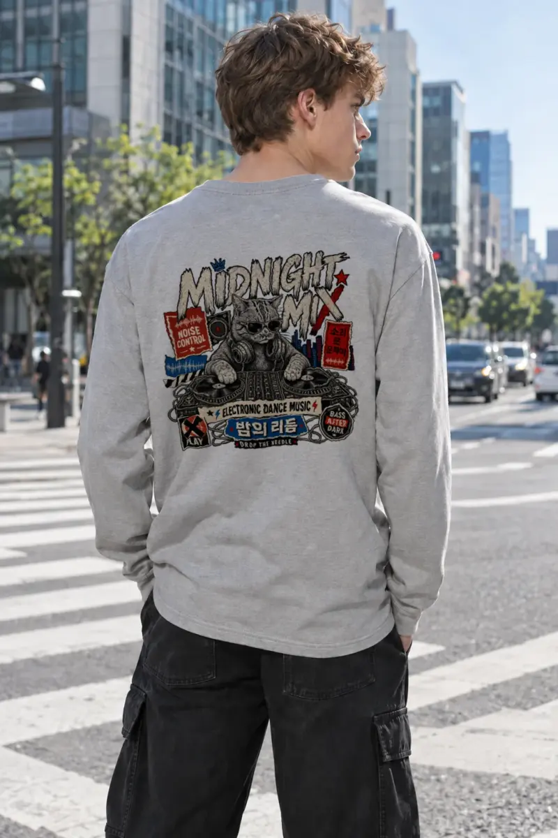 "Midnight Mix" Unisex Longsleeve T-shirt | Gildan 2400