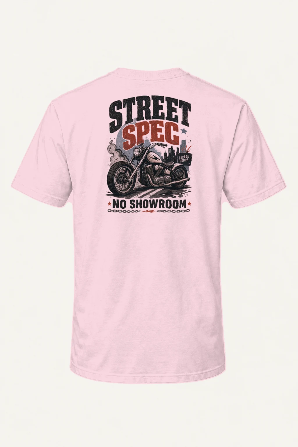 "Midnight Moto District" Heavyweight Unisex Crewneck T-shirt | Gildan 5000