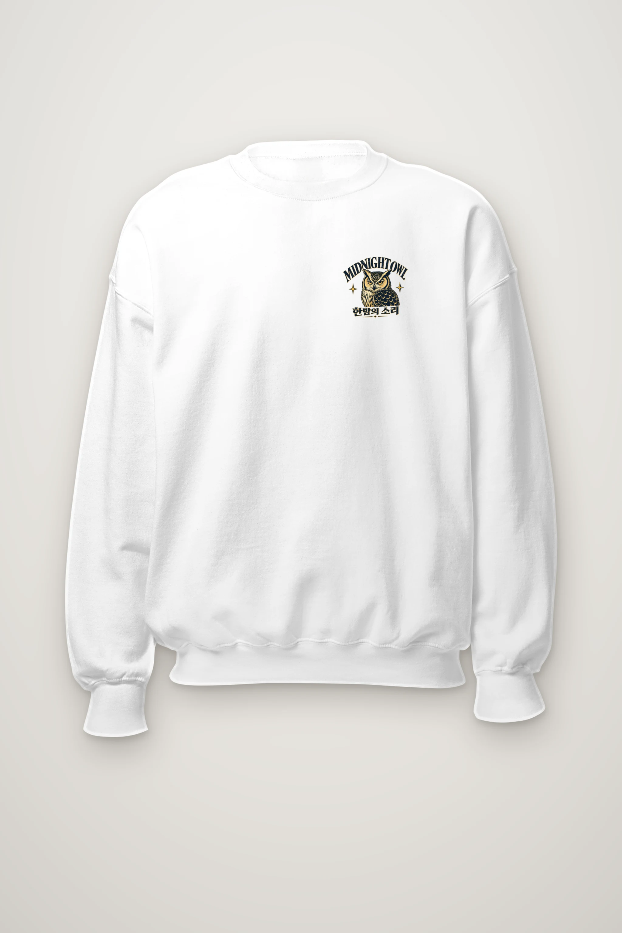 "Midnight Owl" Heavy Blend Unisex Crewneck Sweatshirt