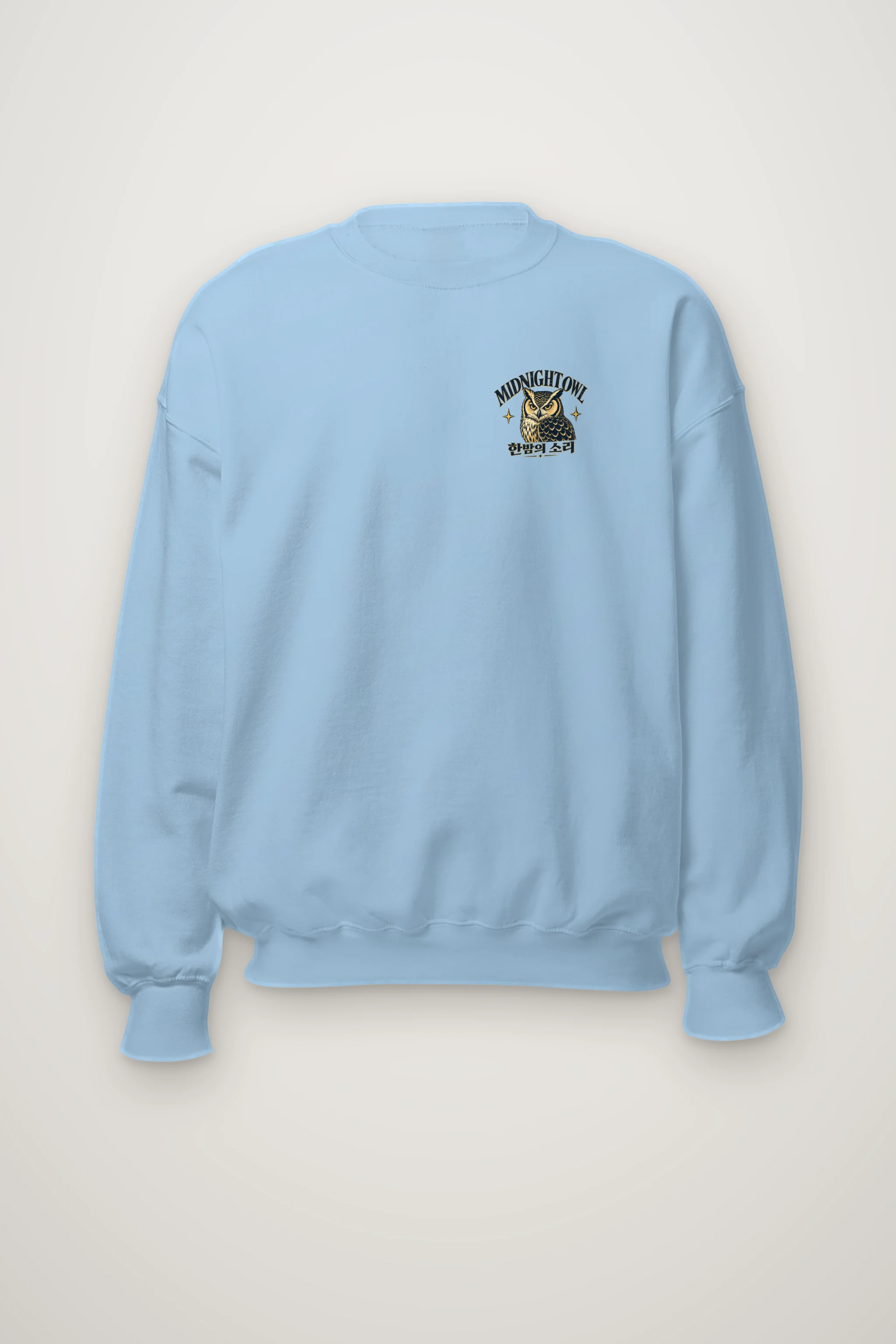 "Midnight Owl" Heavy Blend Unisex Crewneck Sweatshirt