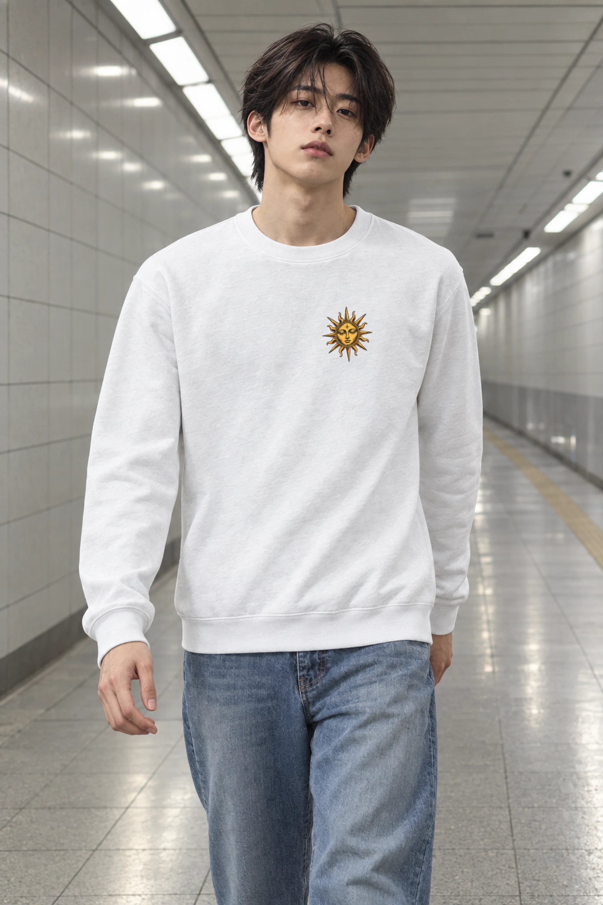 "Midnight Owl Sound" Heavy Blend Unisex Crewneck Sweatshirt
