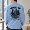 "Midnight Owl Sound" Unisex Longsleeve T-shirt | Gildan 2400