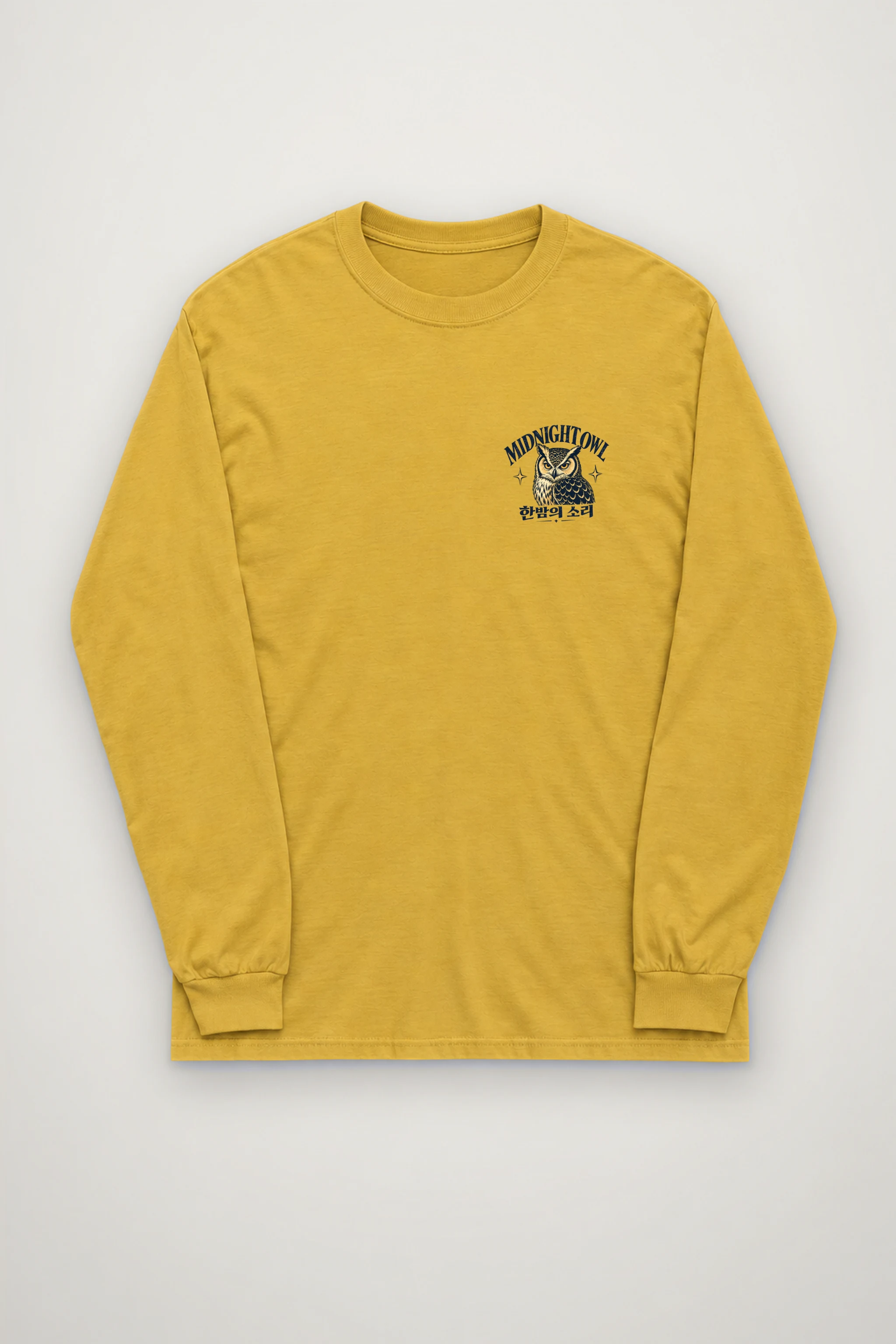 "Midnight Owl" Unisex Longsleeve T-shirt