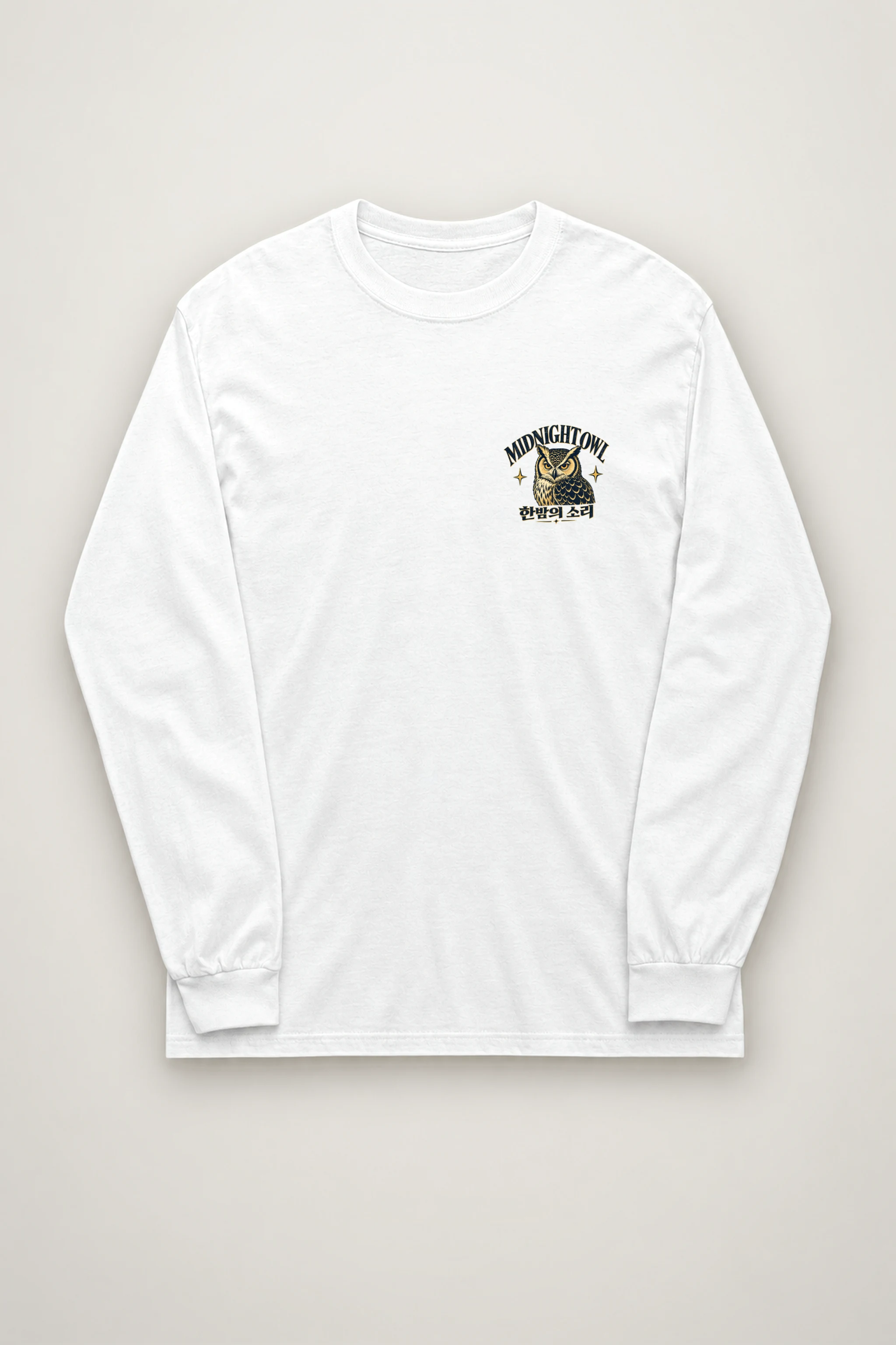 "Midnight Owl" Unisex Longsleeve T-shirt