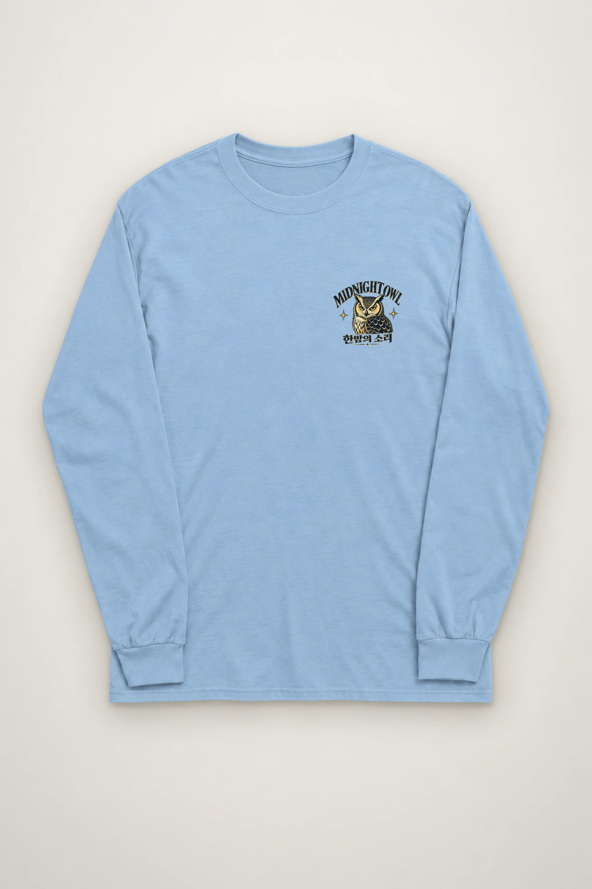 "Midnight Owl" Unisex Longsleeve T-shirt