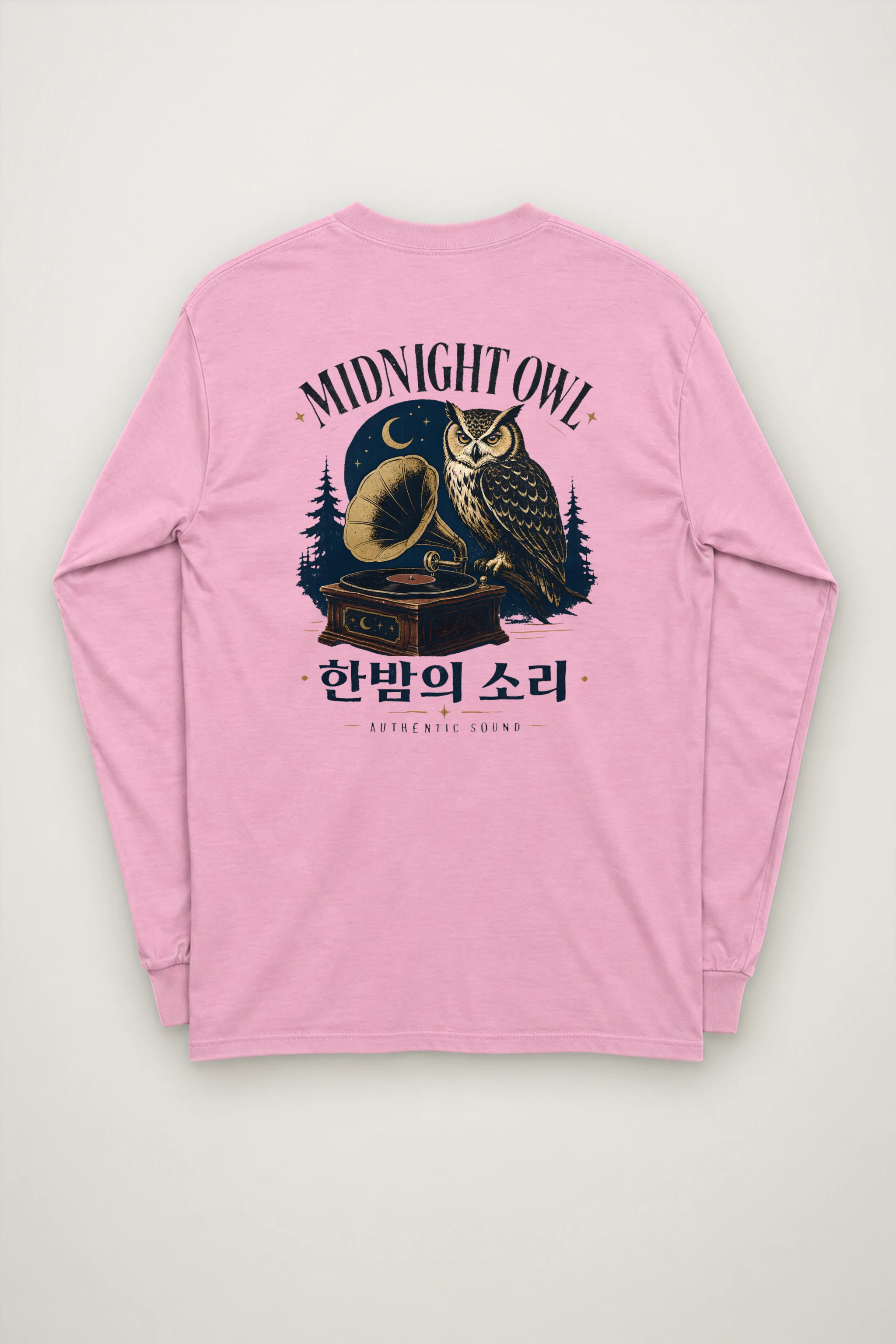 "Midnight Owl" Unisex Longsleeve T-shirt