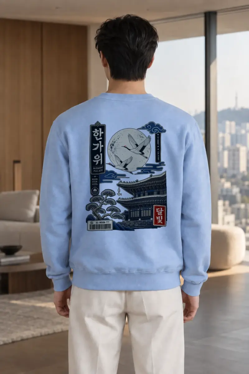 "Midnight Palace" Heavy Blend Unisex Crewneck Sweatshirt | Gildan 18000