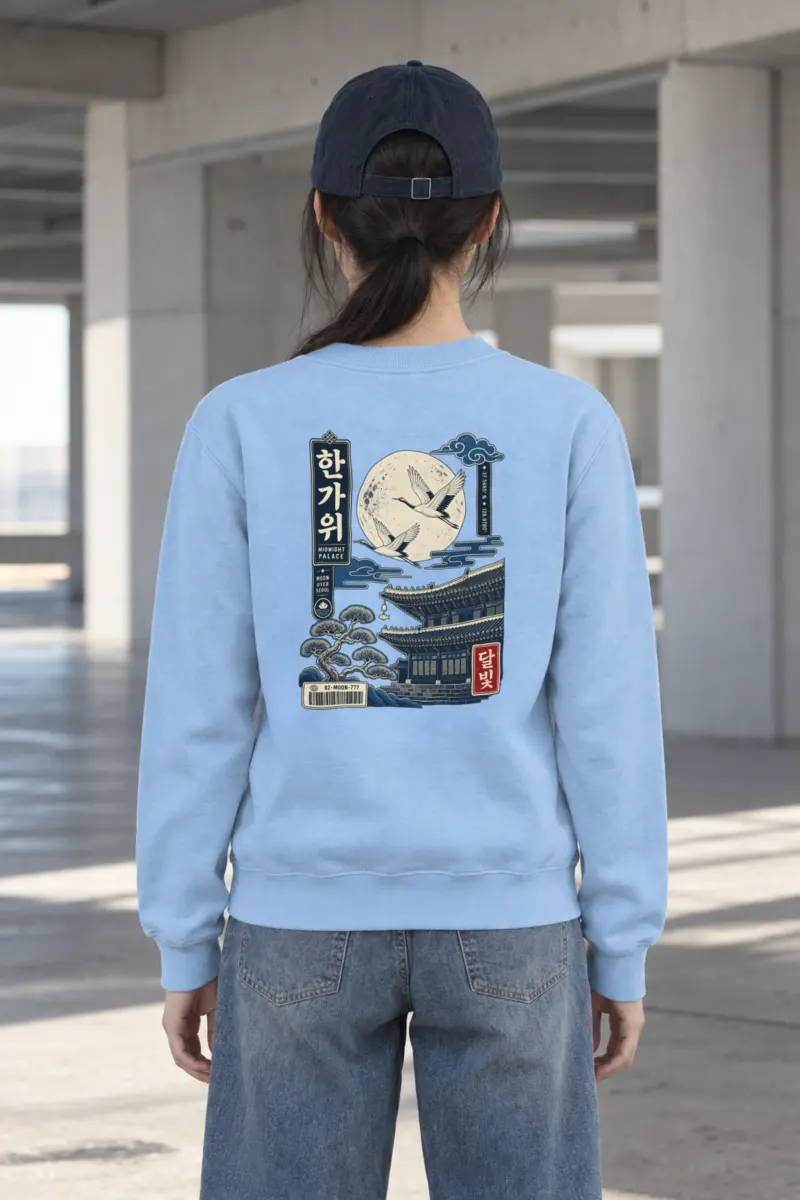 "Midnight Palace" Heavy Blend Unisex Crewneck Sweatshirt