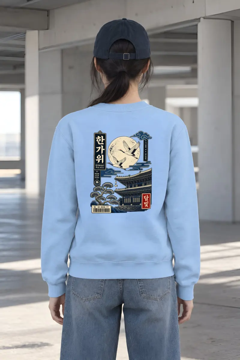 "Midnight Palace" Heavy Blend Unisex Crewneck Sweatshirt